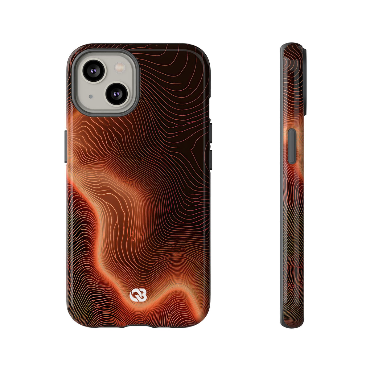 Caldera Ridge · Tough Phone Case for iPhone · Orange