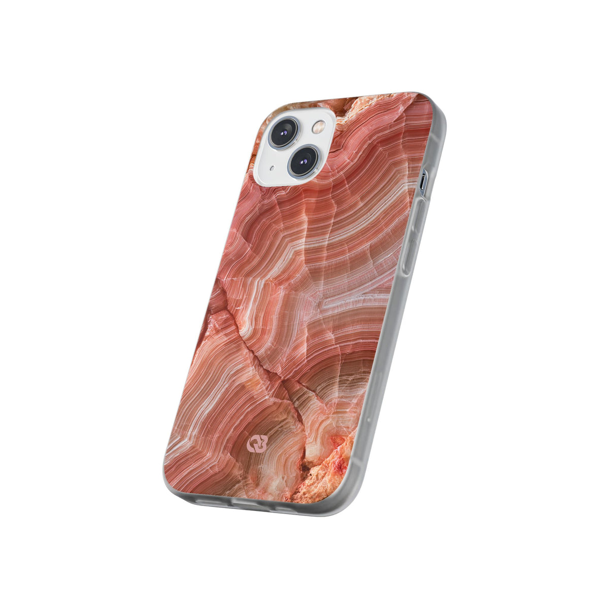 Blushing Rose Strata · Lite Phone Case for iPhone · Pink