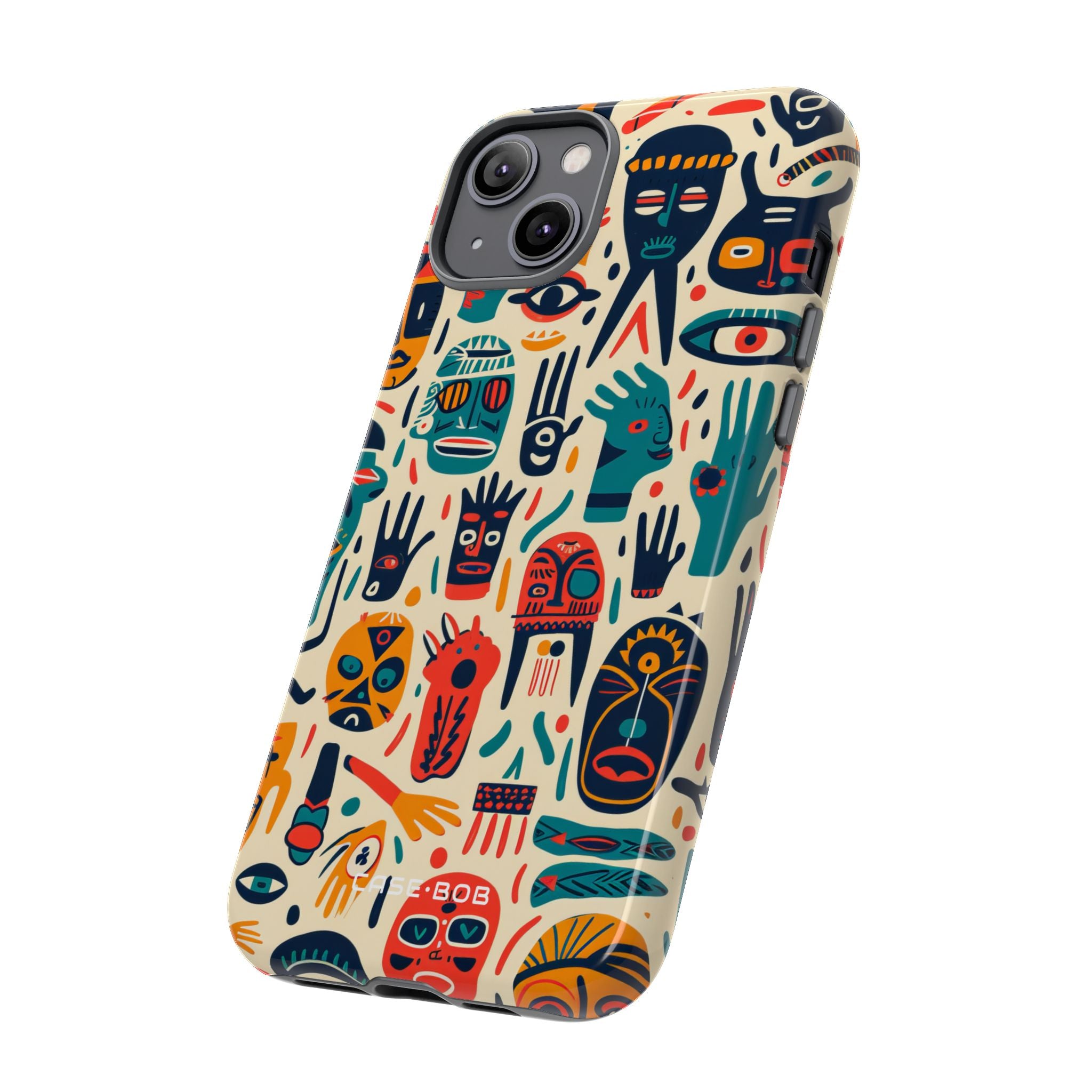 Vivid Faces iPhone 14 Plus Case - Tough
