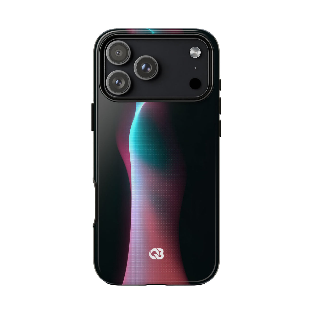 Neon Pixel Flow · Tough Phone Case for iPhone · Black