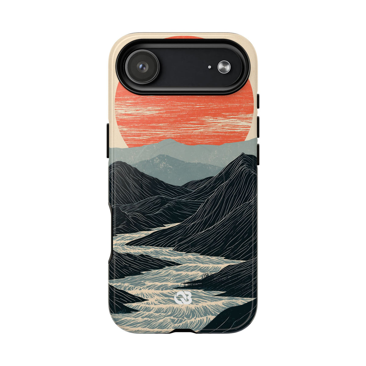 Crimson Ridge Horizon · Tough 2.0 Magnetic Phone Case for iPhone · Black