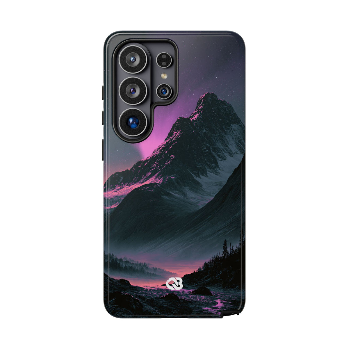 Arctic Aurora Summit · Tough Phone Case for Samsung · Black