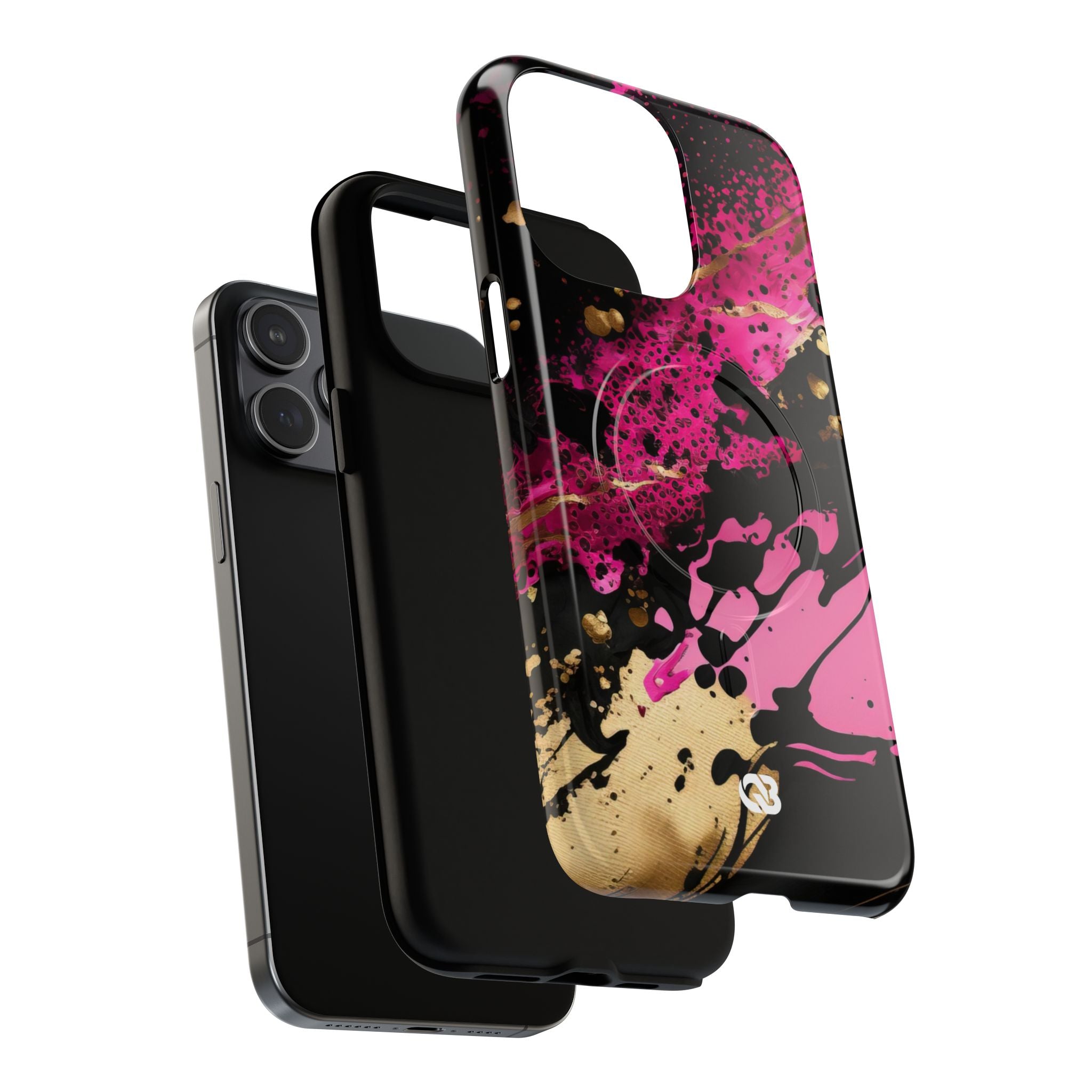 Magenta Liquid Gold · Tough+ Handyhülle für iPhone · Magsafe