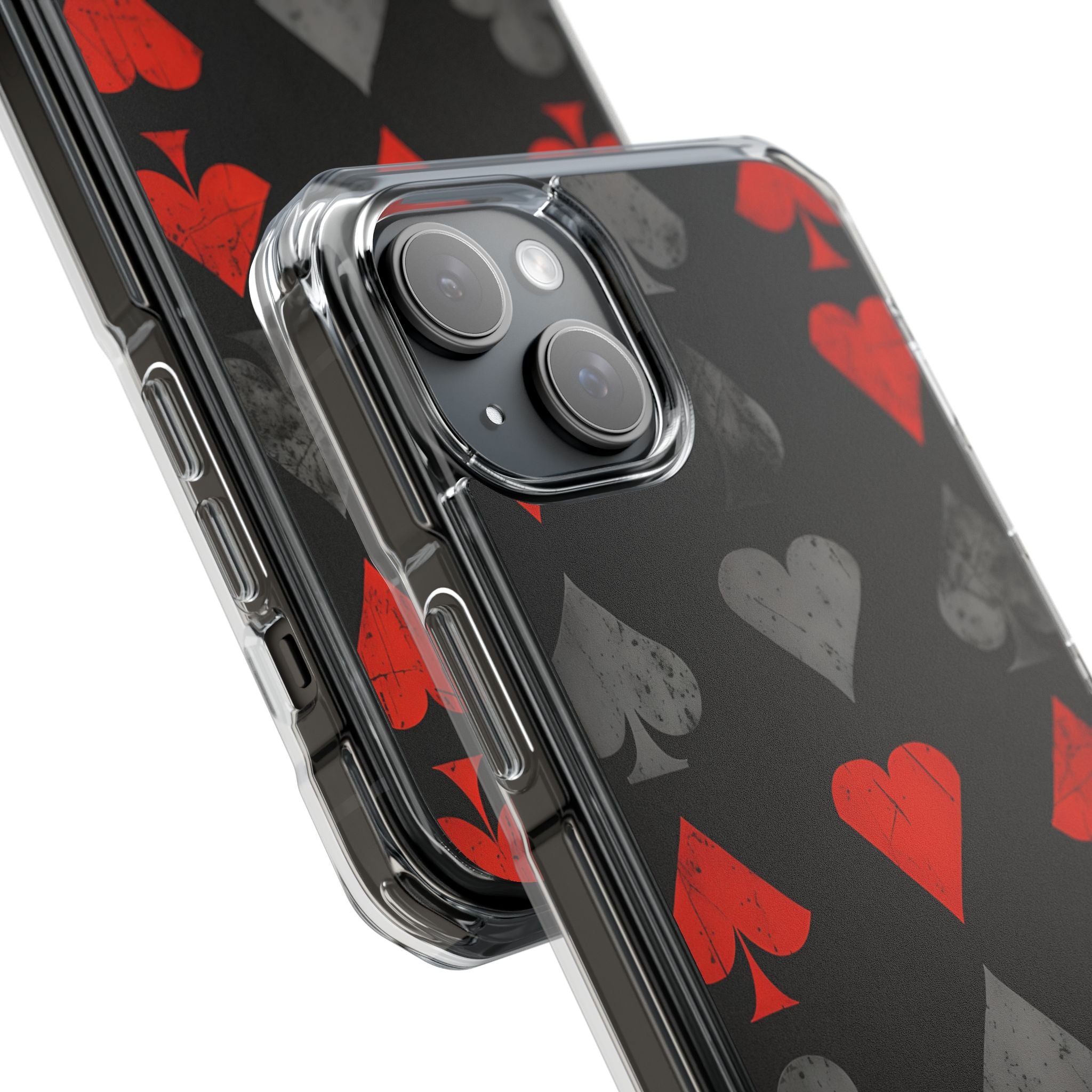 Crimson Ash Suits · Impact Hoesje voor iPhone · Magsafe
