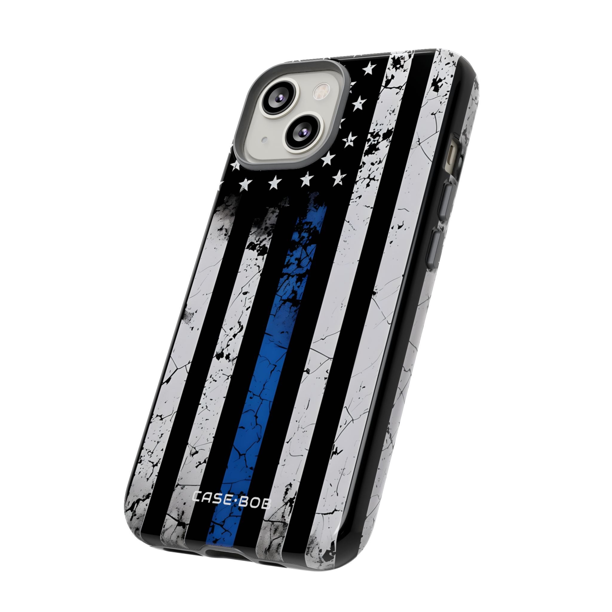 Blue Stripe Flag iPhone 14 Case - Tough