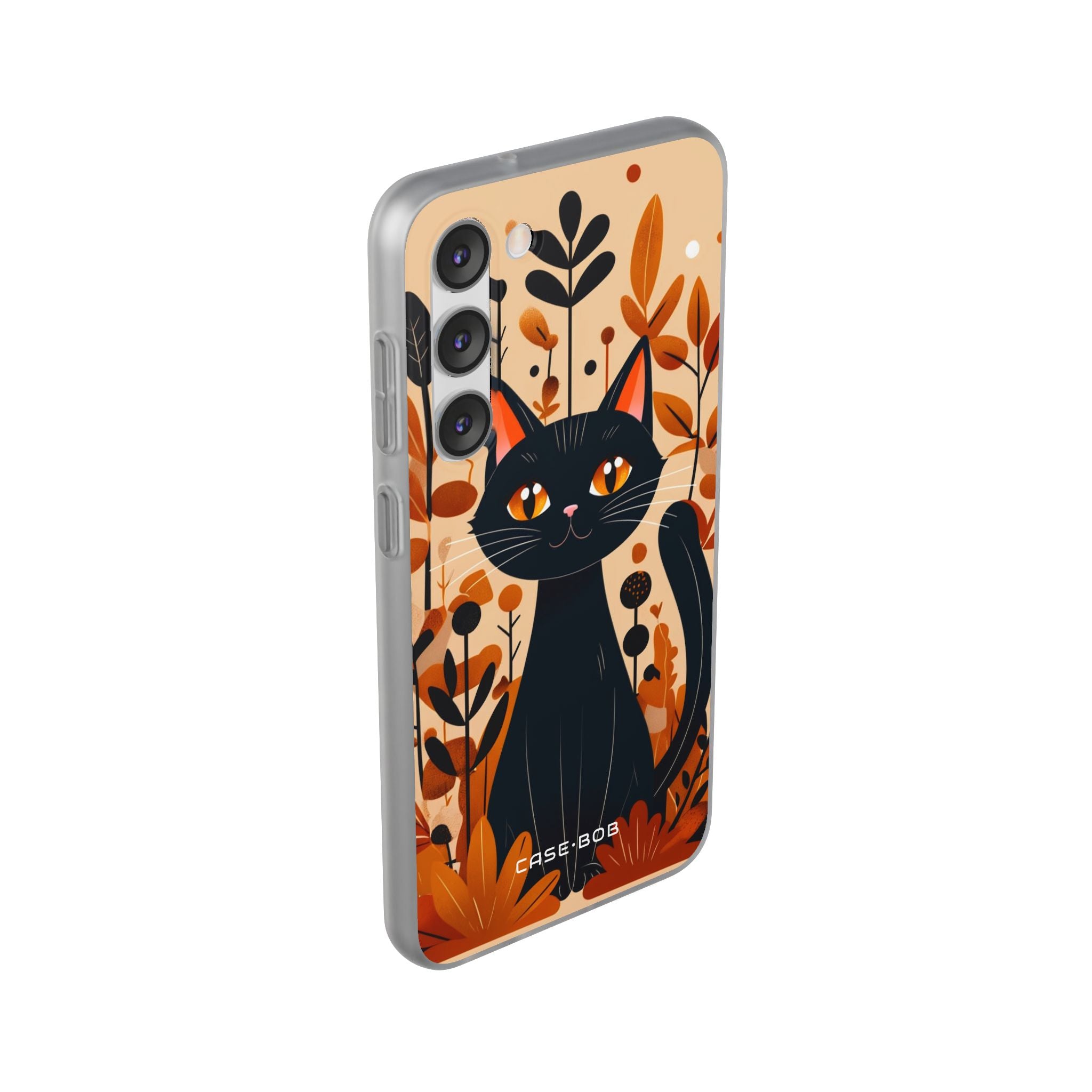 Schwarze Katze Glow Samsung S23 Plus Case - Soft