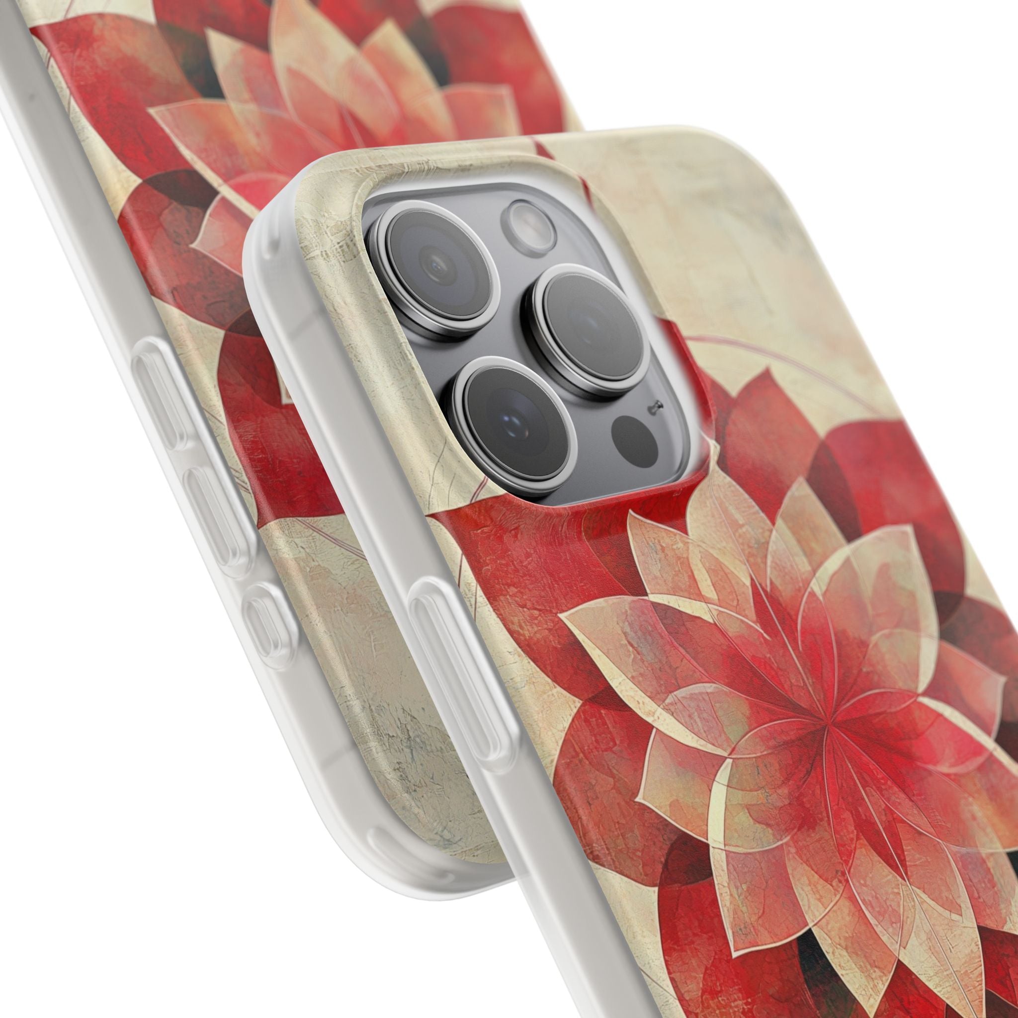 Crimson Petal Peak · Soft Phone Case for iPhone