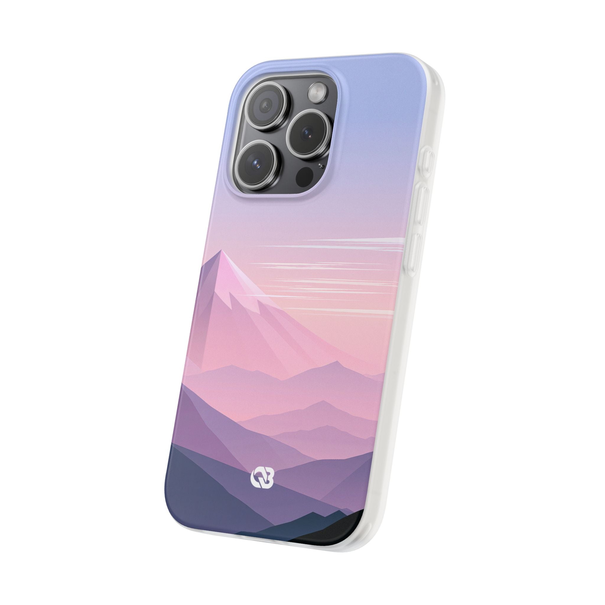 Purple Lite Phone Case for iPhone - Lavender Alpine Dawn