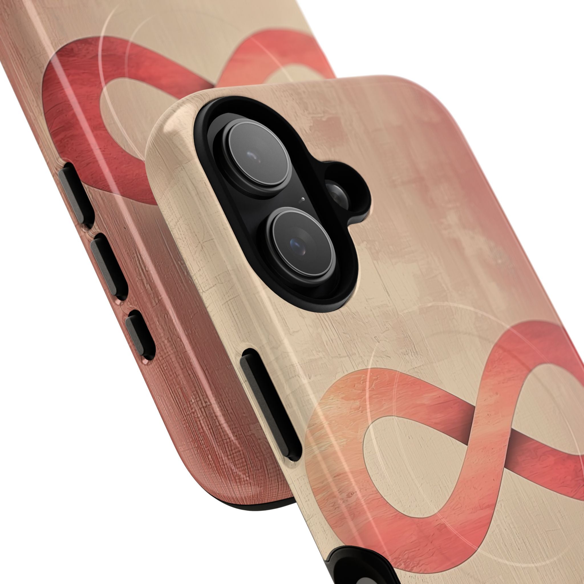 Terracotta Infinity Stroke · Tough+ Magsafe