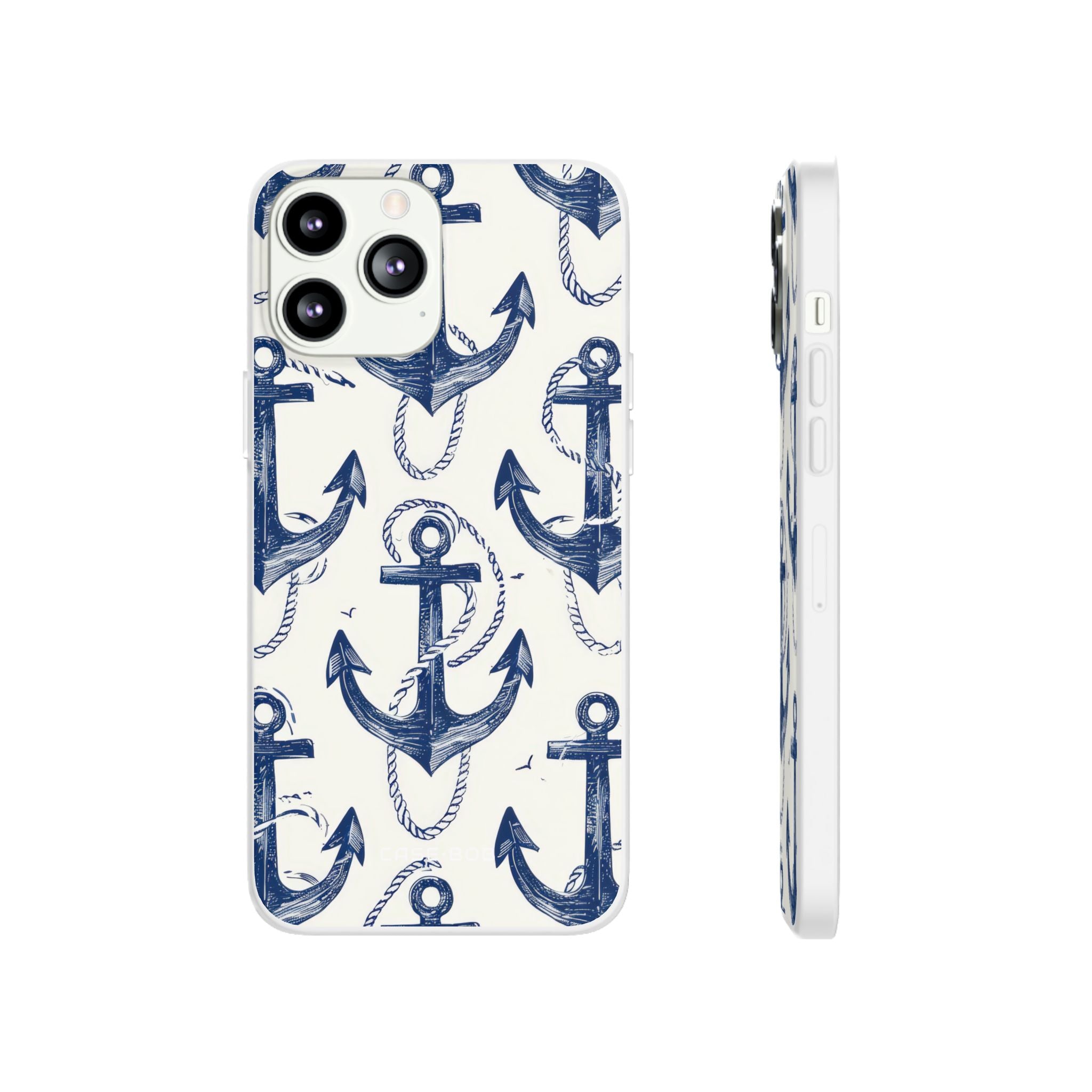 Navy Anker Schlaufe iPhone 13 Pro Max - Soft