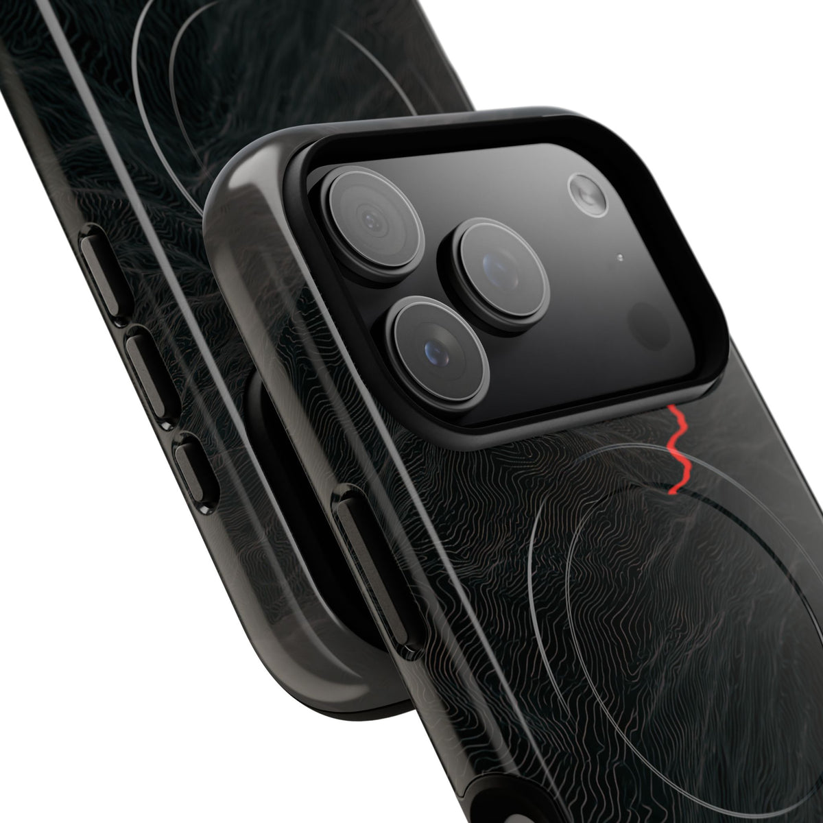 Crimson Ridge Pass · Tough 2.0 Magnetic Phone Case for iPhone · Black