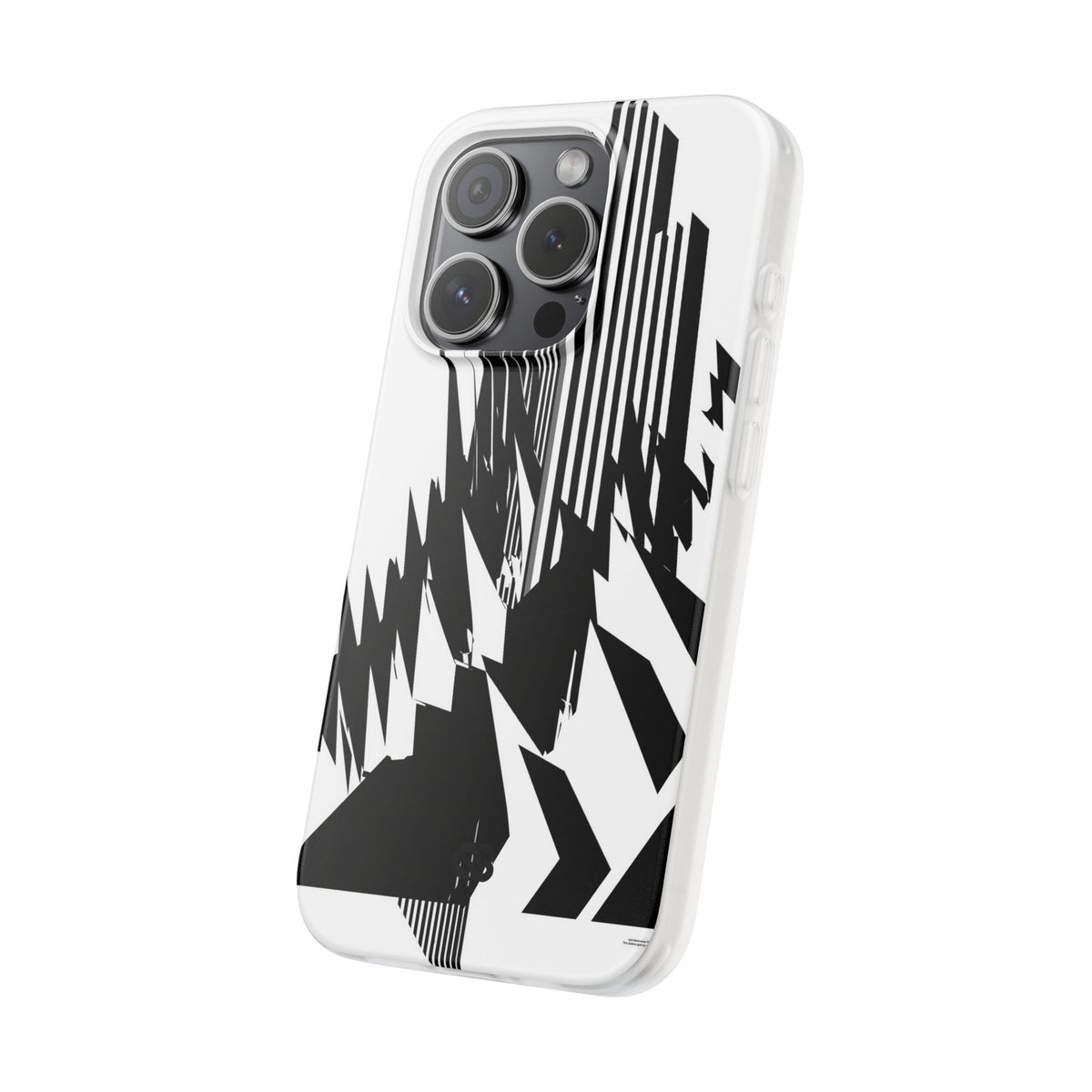 White Lite Phone Case for iPhone - Shattered Vector Spire