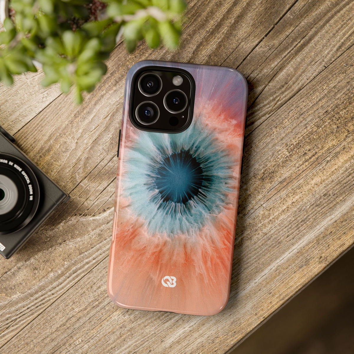 Radiant Aura Core · Tough Phone Case for iPhone · Orange