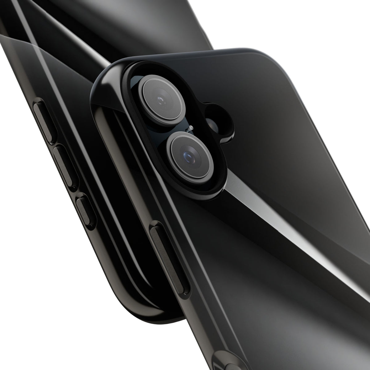 Obsidian Ridge · Tough Phone Case for iPhone · Black