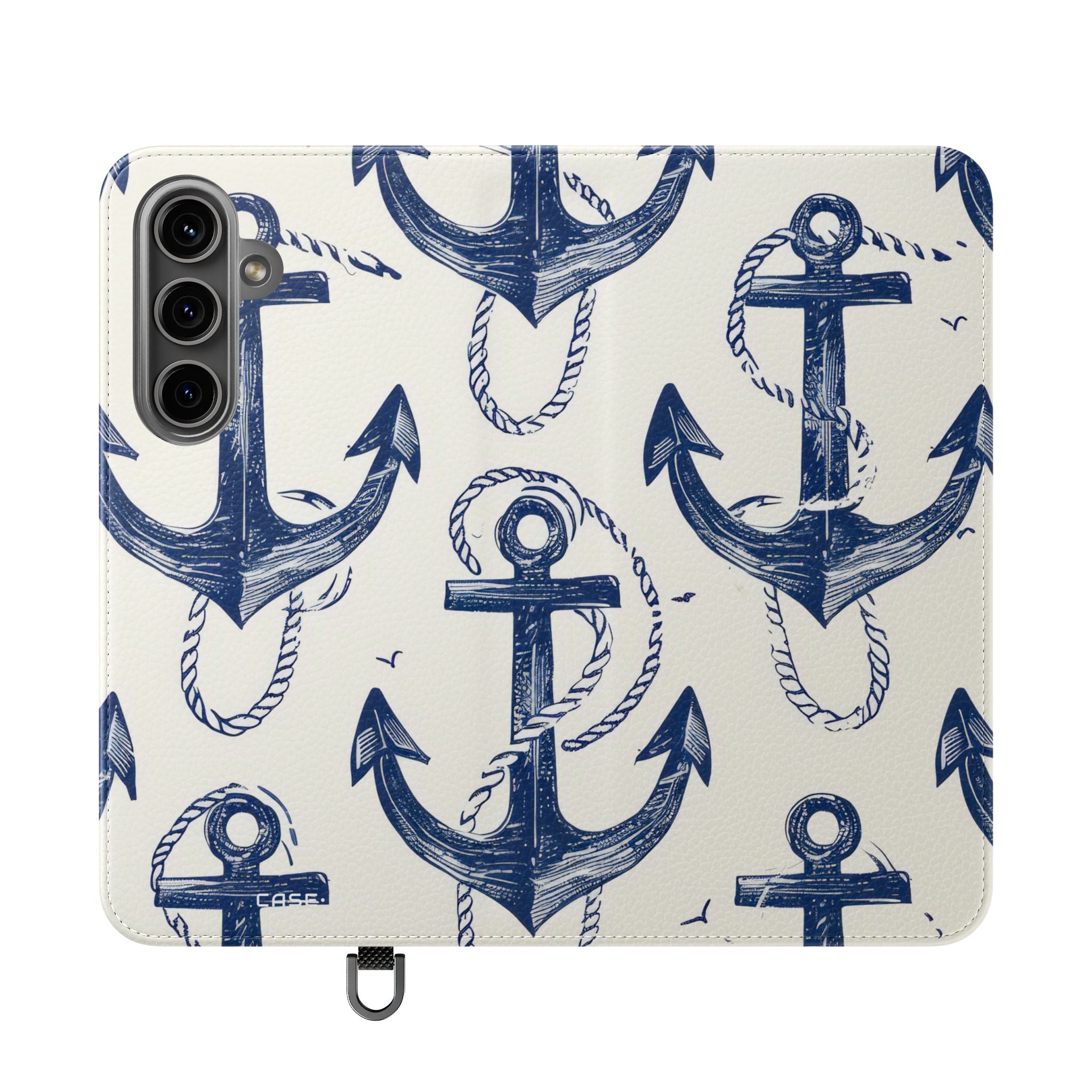 Blue Anchor Breeze - Samsung S24 Plus Case - Wallet