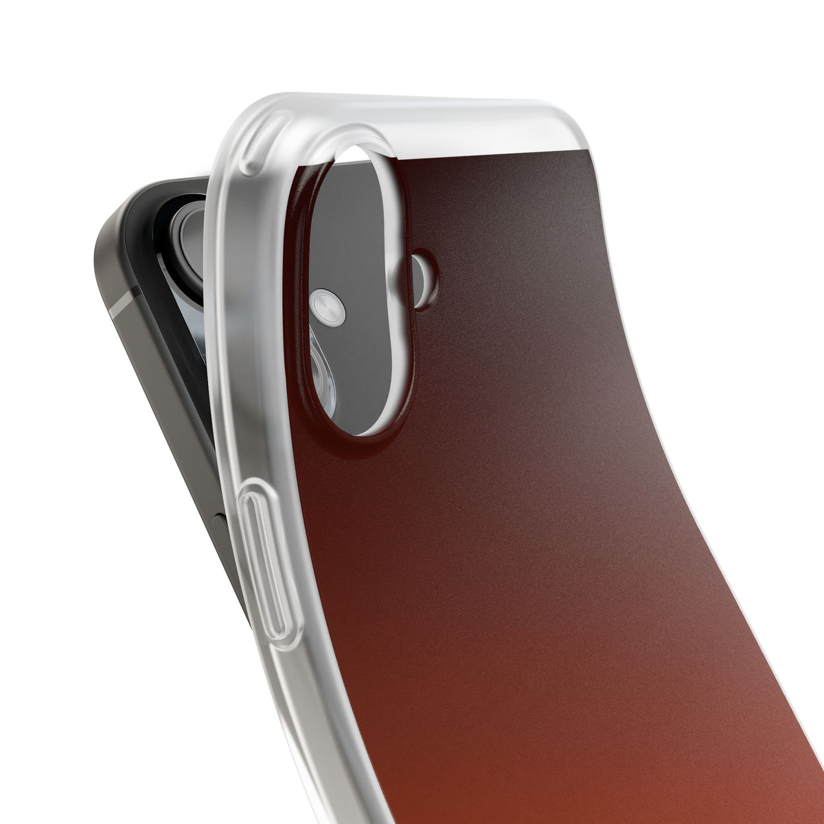 Burnt Amber Spectrum · Lite Phone Case for iPhone · Orange