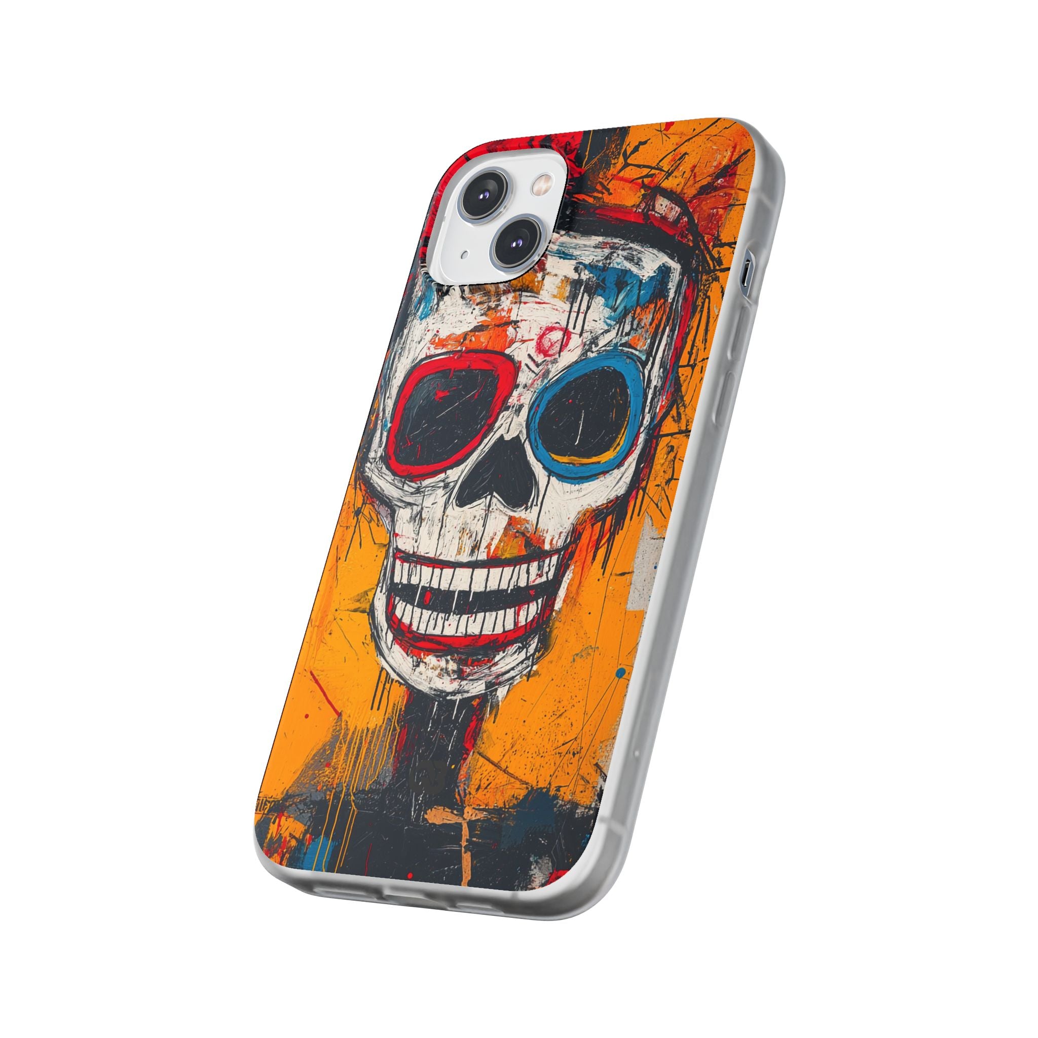 Vivid Graffiti Skull · Soft Custodia per iPhone