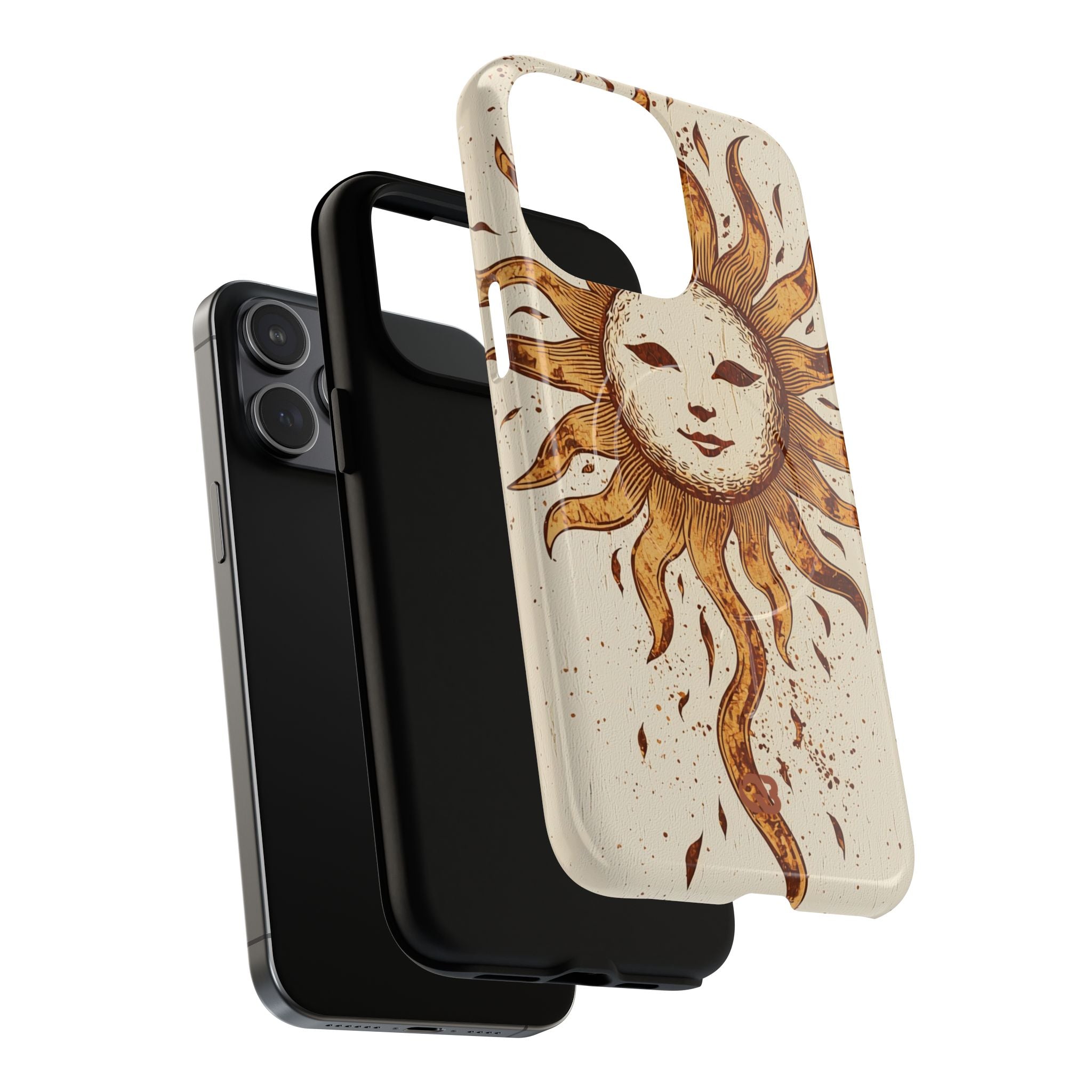 Rustic Solar Mask · Tough+ Phone Case for iPhone · Magsafe