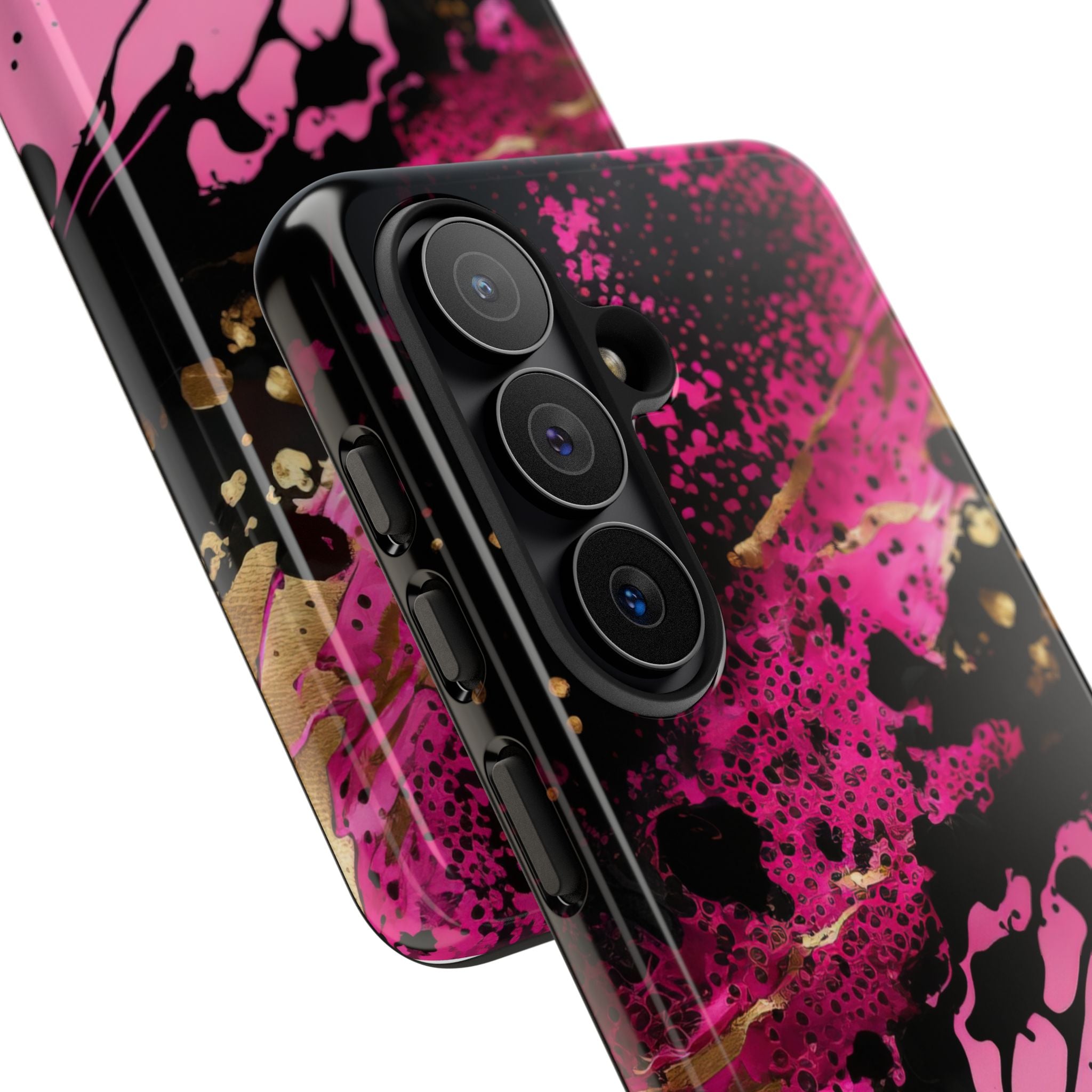 Magenta Liquid Gold · Tough Fundas para teléfono para Samsung