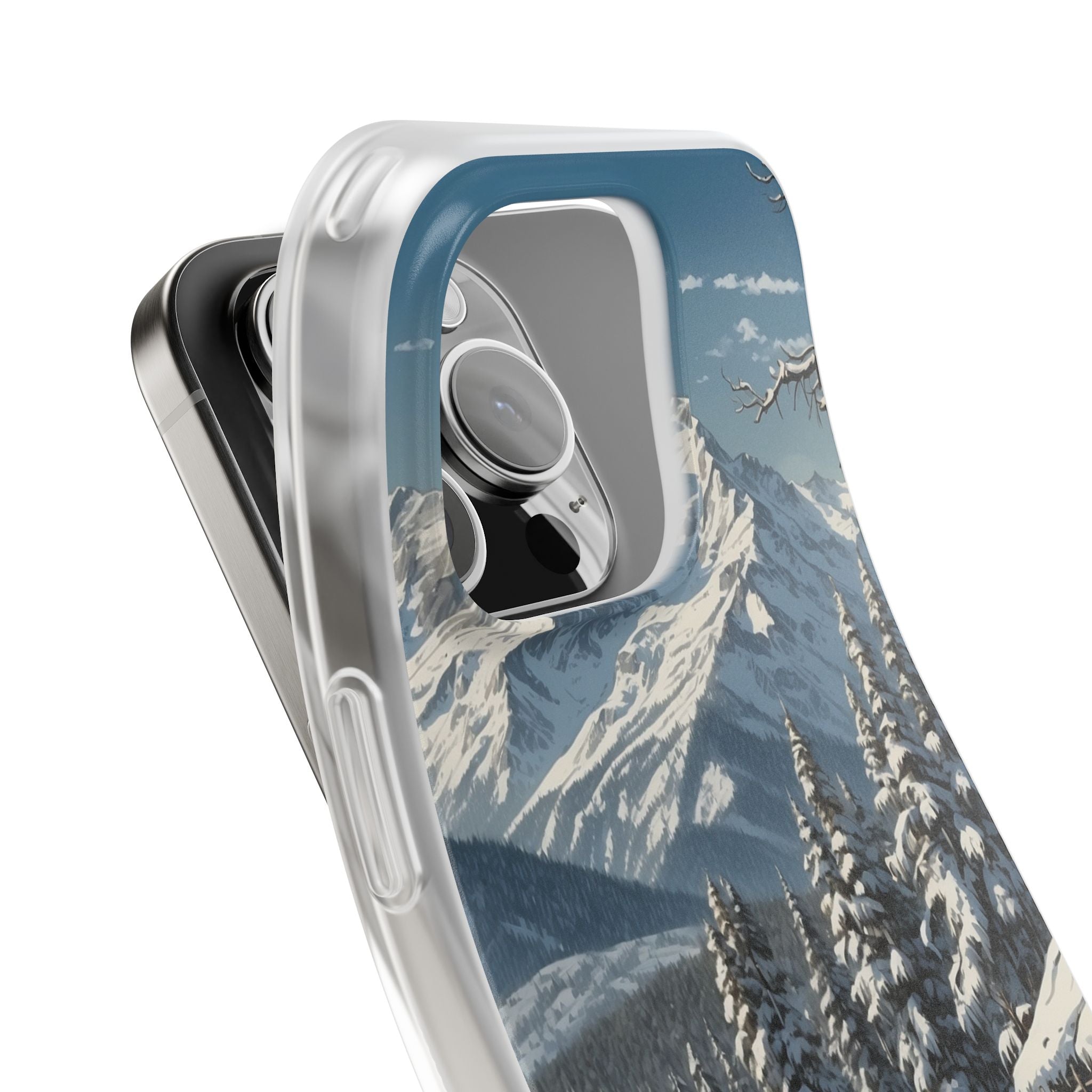 Frozen Ridge Valley · Soft Phone Case for iPhone