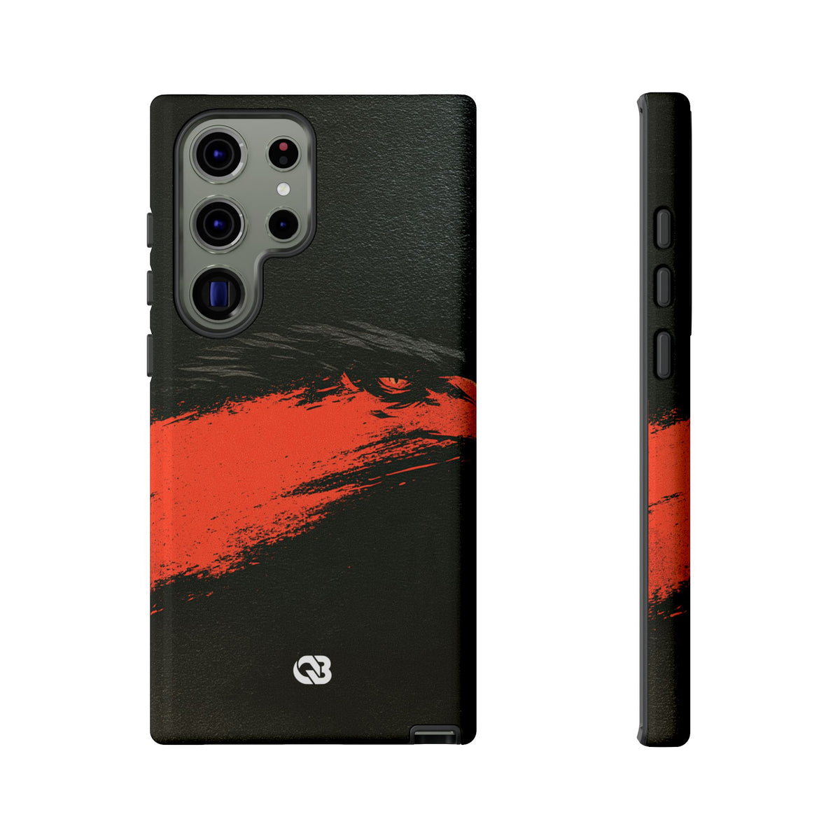 Crimson Raptor Noir · Tough Phone Case for Samsung · Black