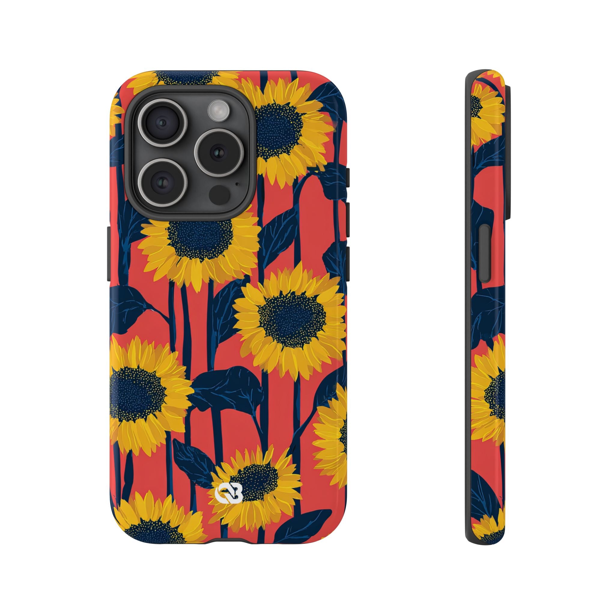 Solar Navy Bloom · Tough Phone Case for iPhone