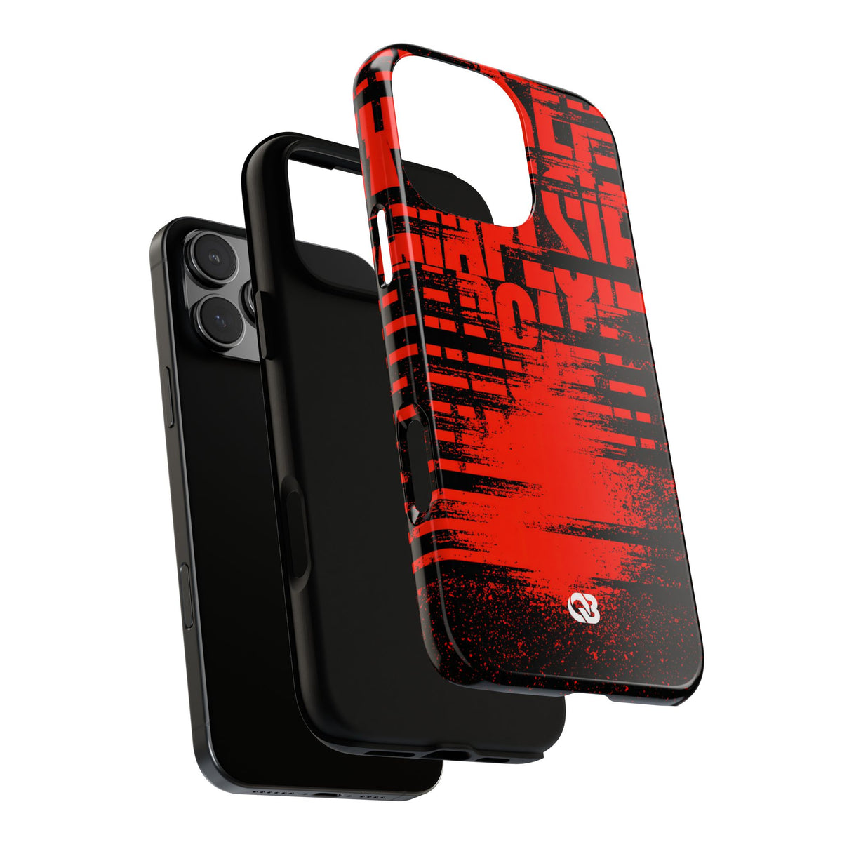 Crimson Redaction · Tough Phone Case for iPhone · Black
