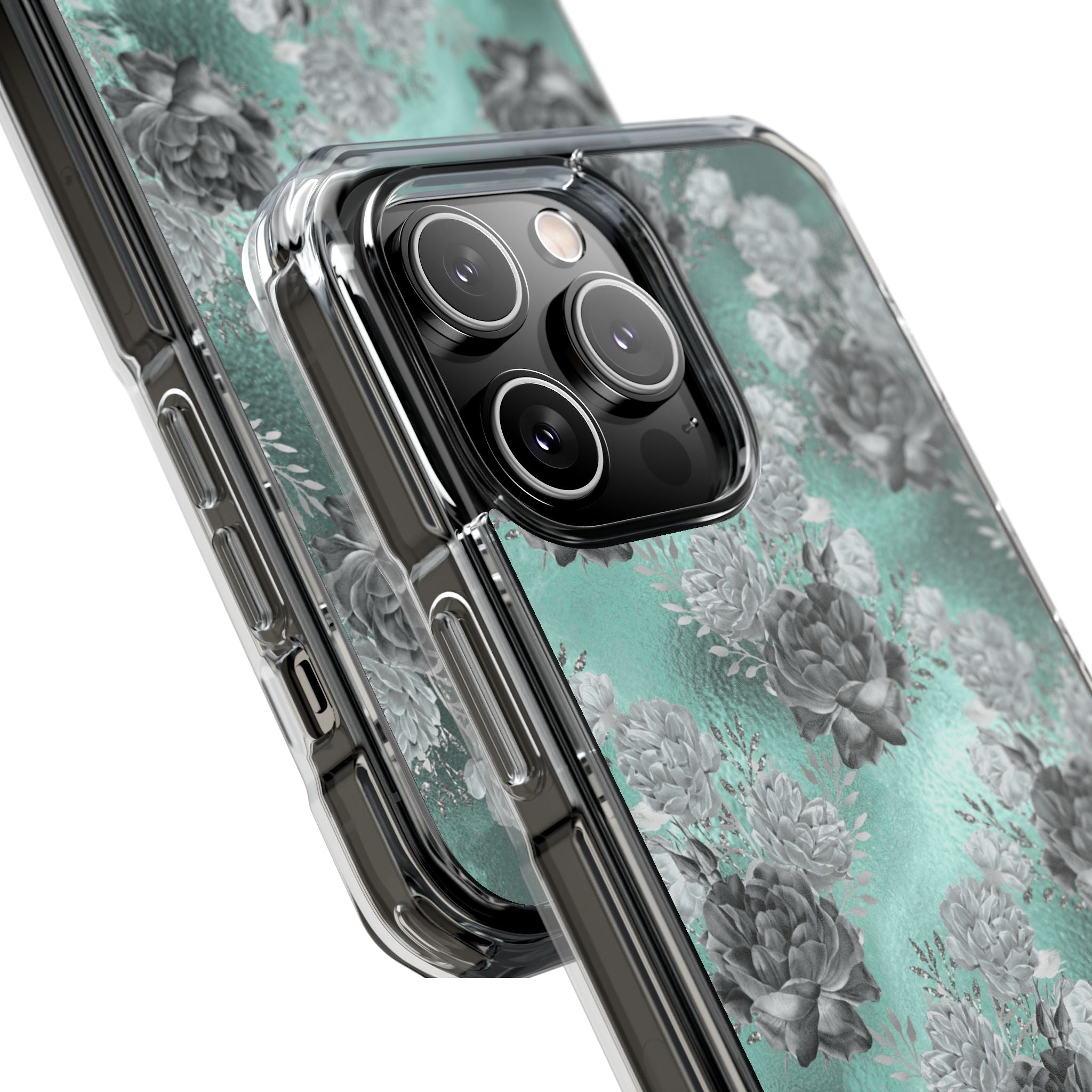 Frost Mint Floral · Impact Magsafe