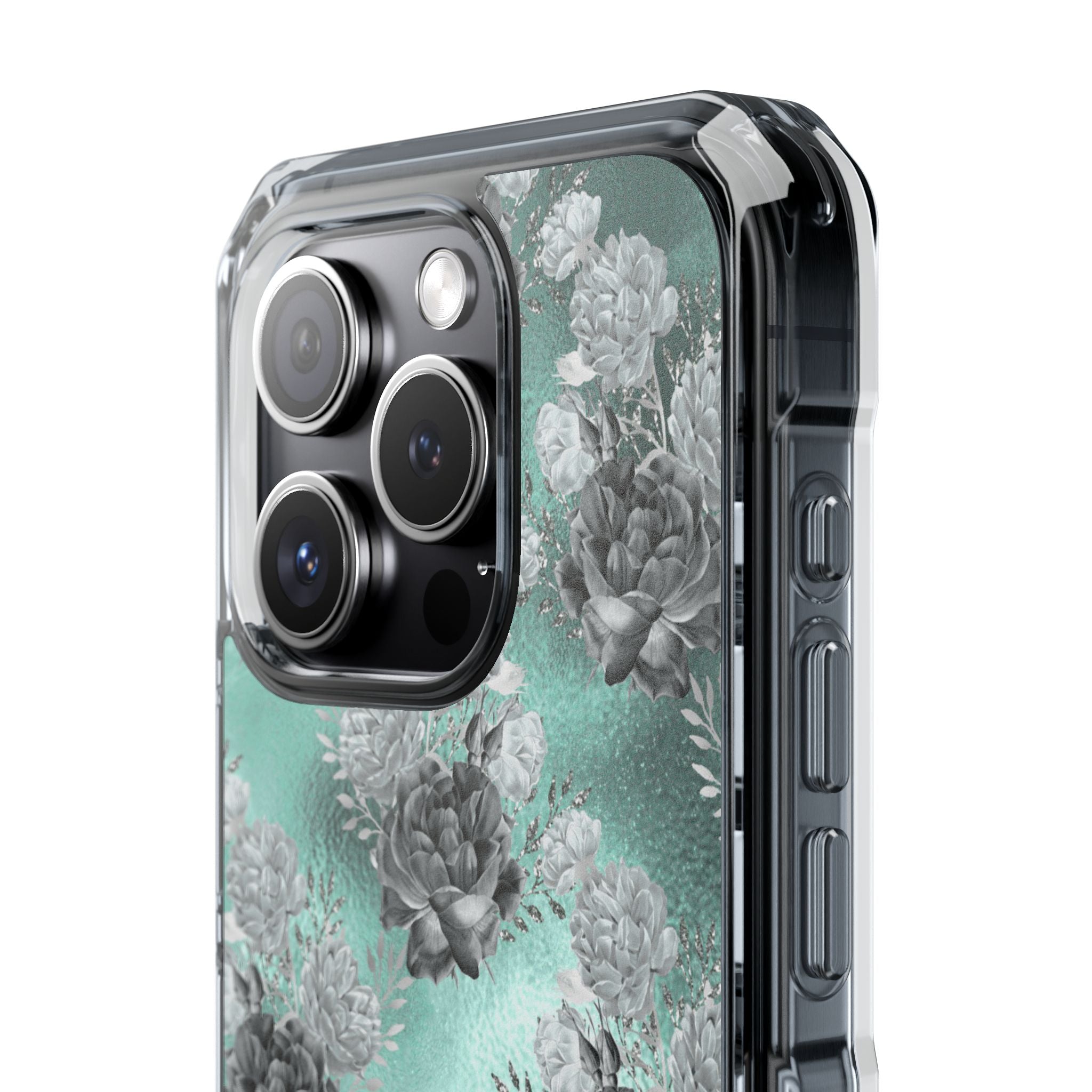 Frost Mint Floral · Impact Magsafe