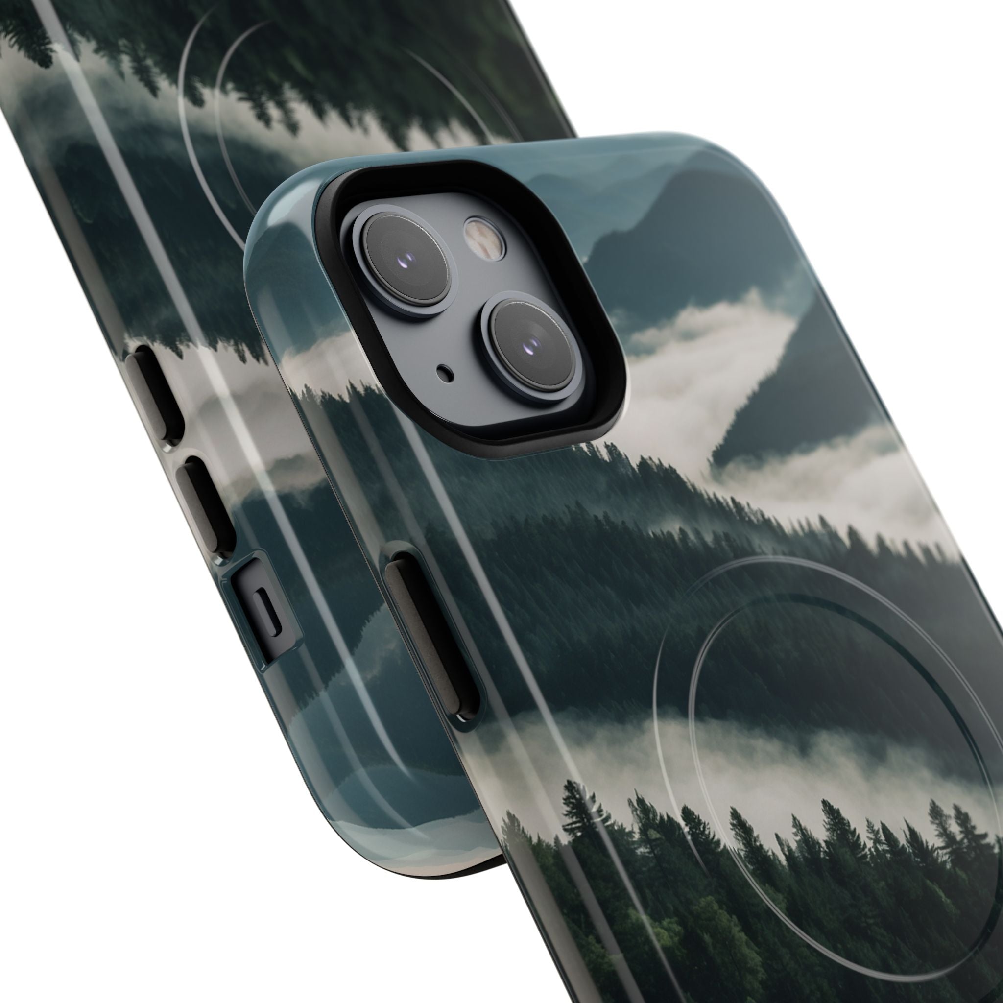Misty Pine Peaks · Tough+ Phone Case for iPhone · Magsafe