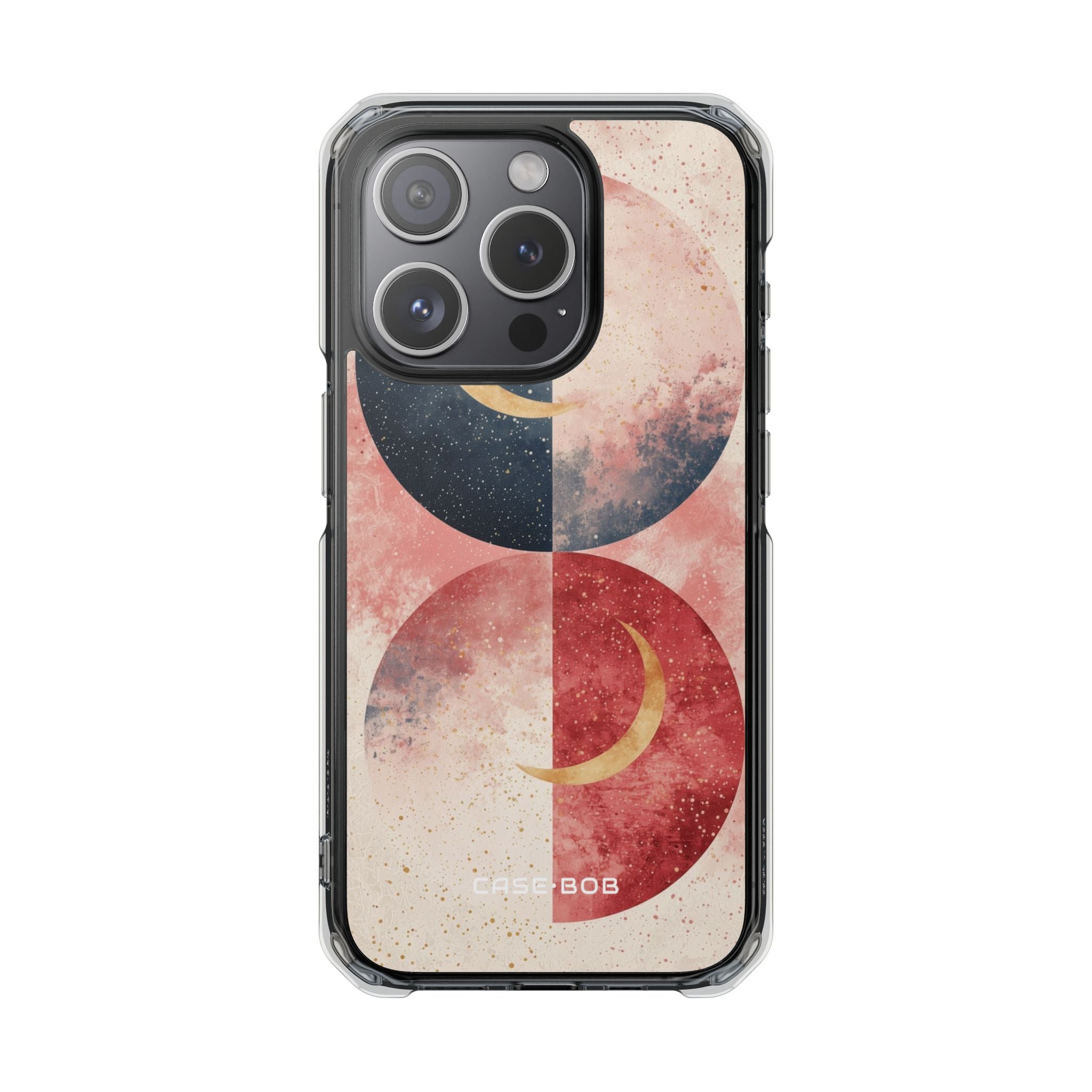 Golden Crescent Circles iPhone 15 Pro Case - Impact