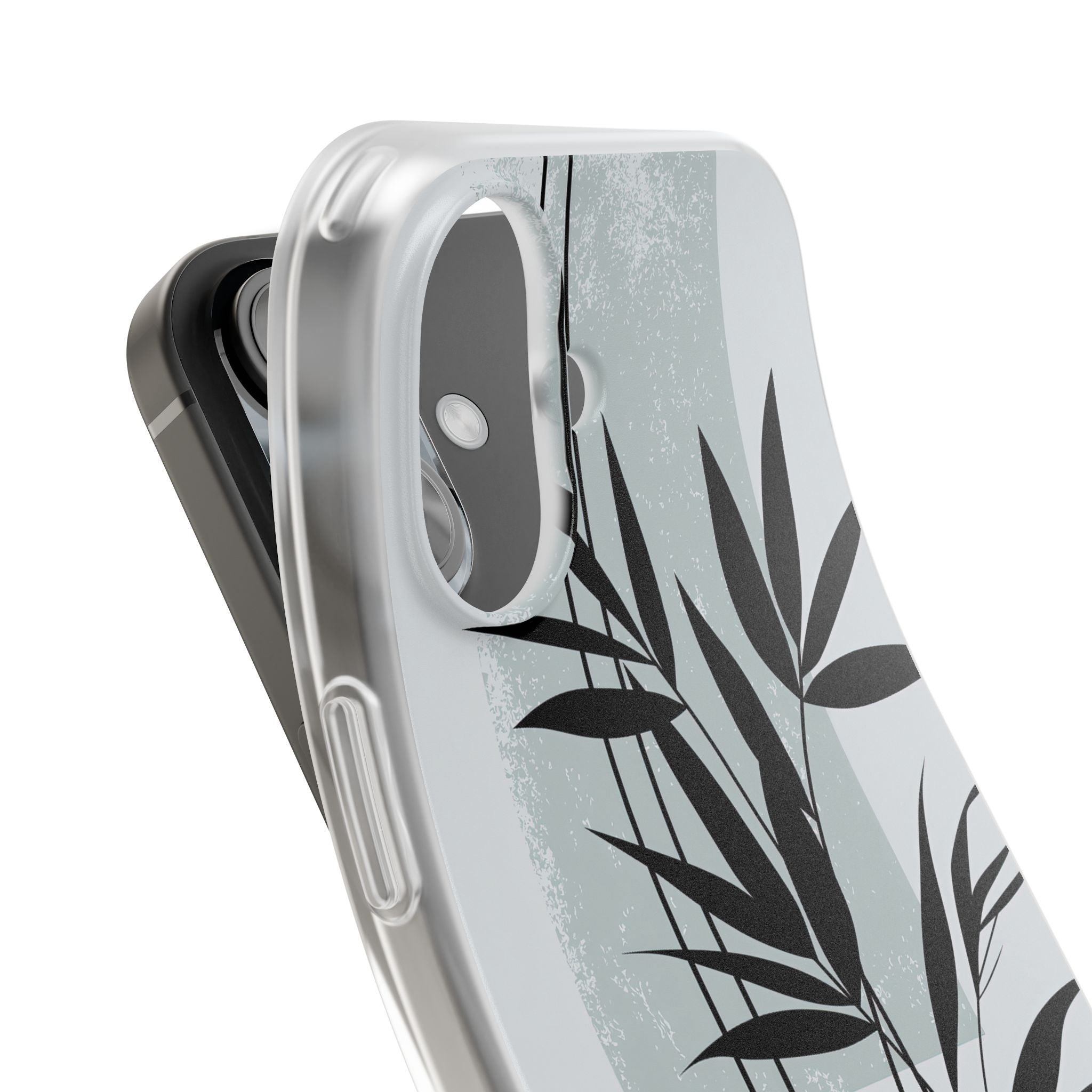 Grey Lite Phone Case for iPhone - Sage Bamboo Noir