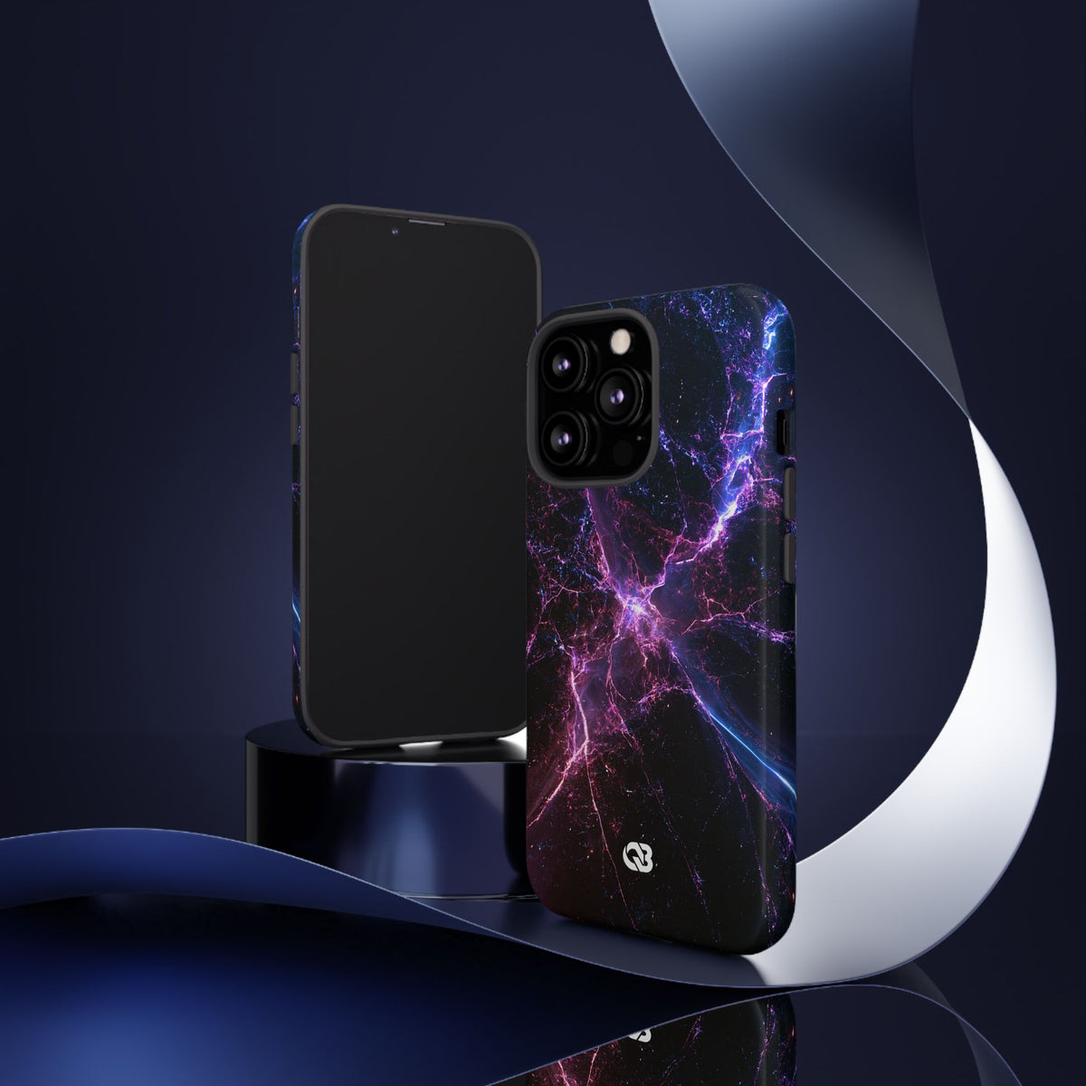 Neural Singularity · Tough Phone Case for iPhone · Black