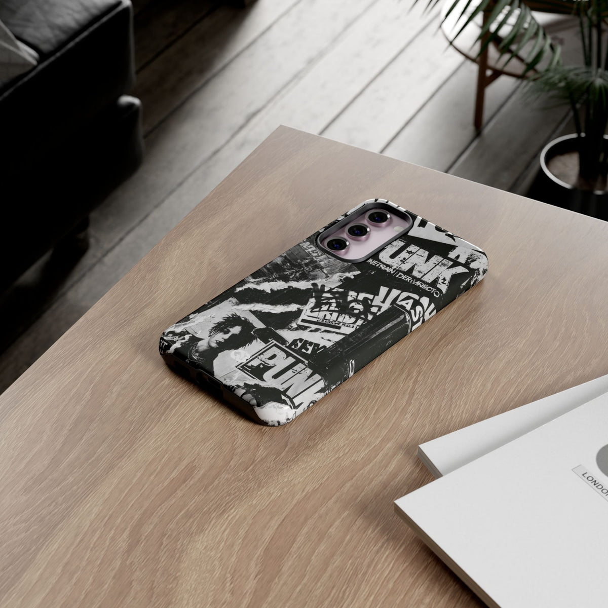 Underground Punk Collage · Tough Phone Case for Samsung · Black