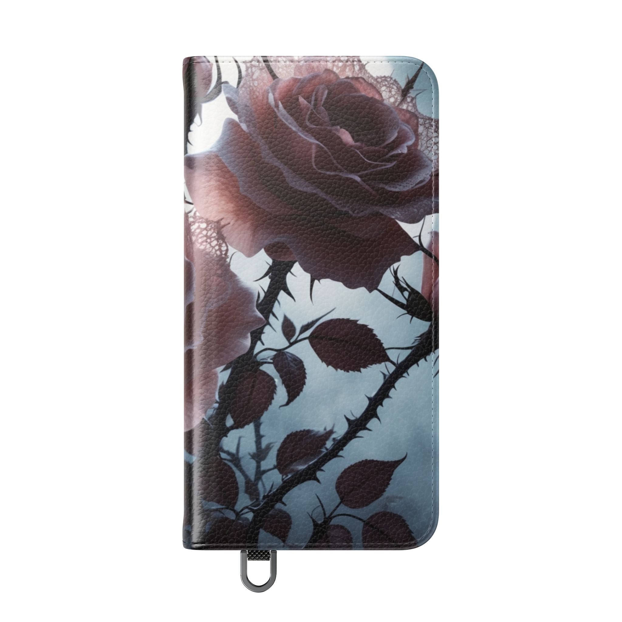 Lace Rose Moonlight - Samsung S25 Case - Wallet