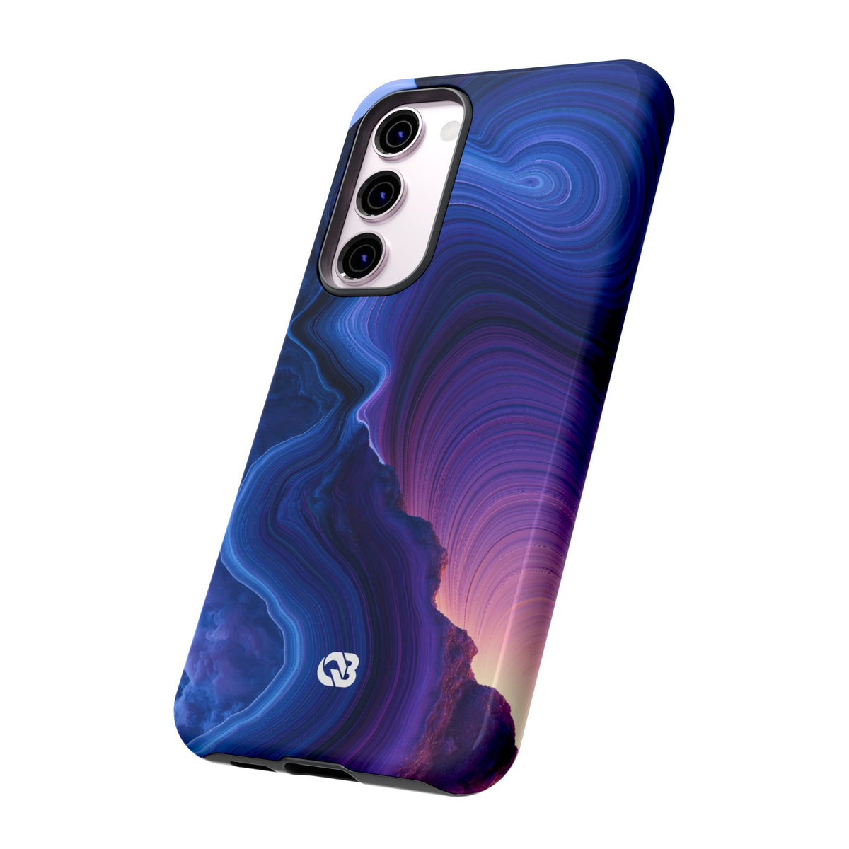 Radiant Strata · Tough Phone Case for Samsung · Blue