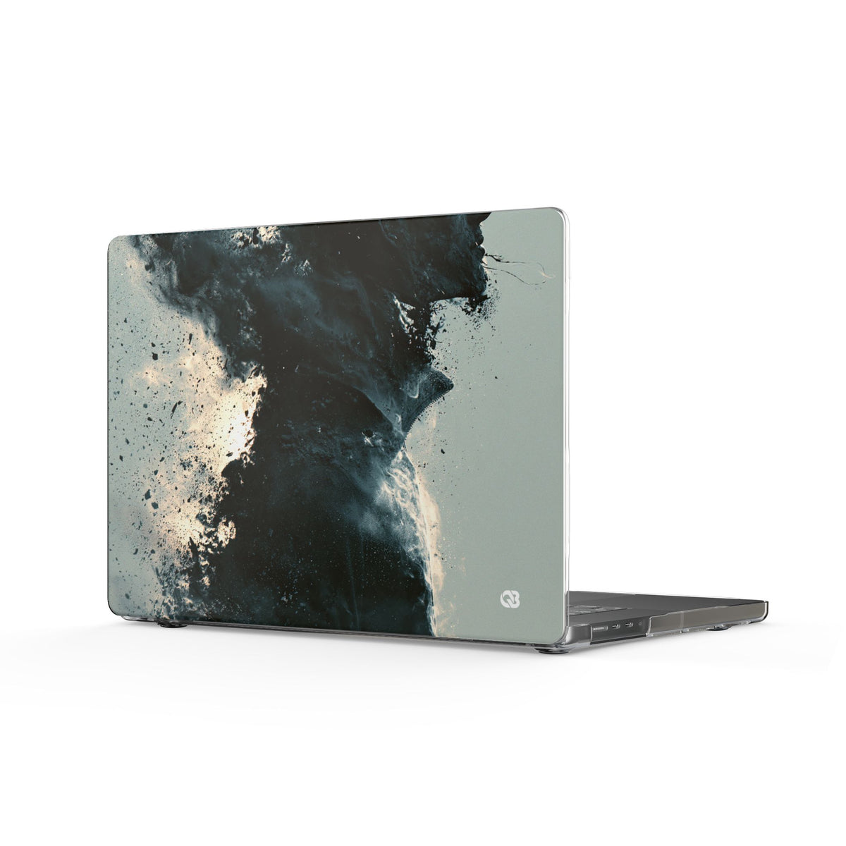 Ashen Dissolution · Clear Hard Case for MacBook · Black