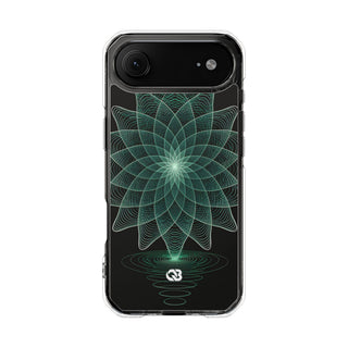 Verdant Harmonic Bloom · Impact Magnetic Phone Case for iPhone · Black