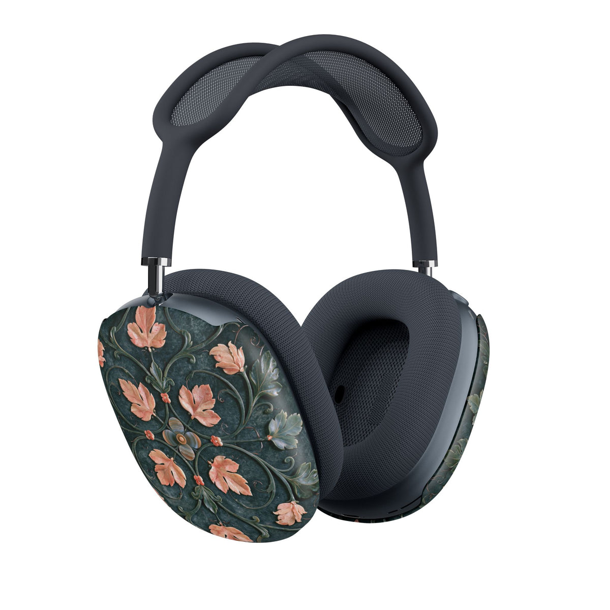 Florentine Rose Arabesque · Hard Case for AirPods Max · Green