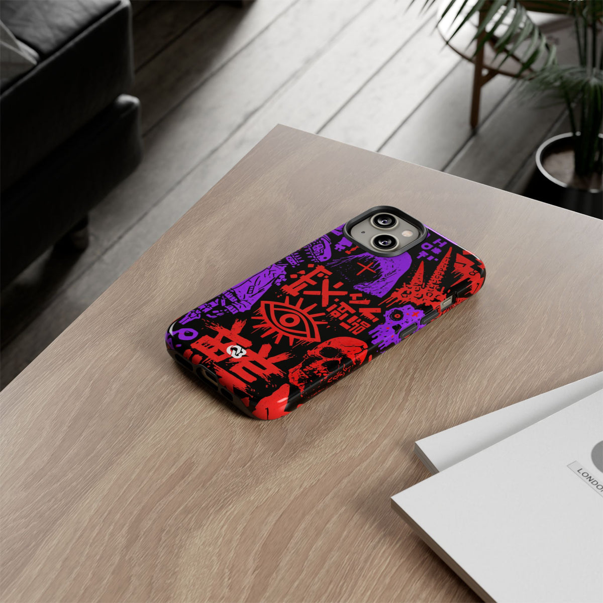 Underground Cyber Glyphs · Tough Phone Case for iPhone · Black