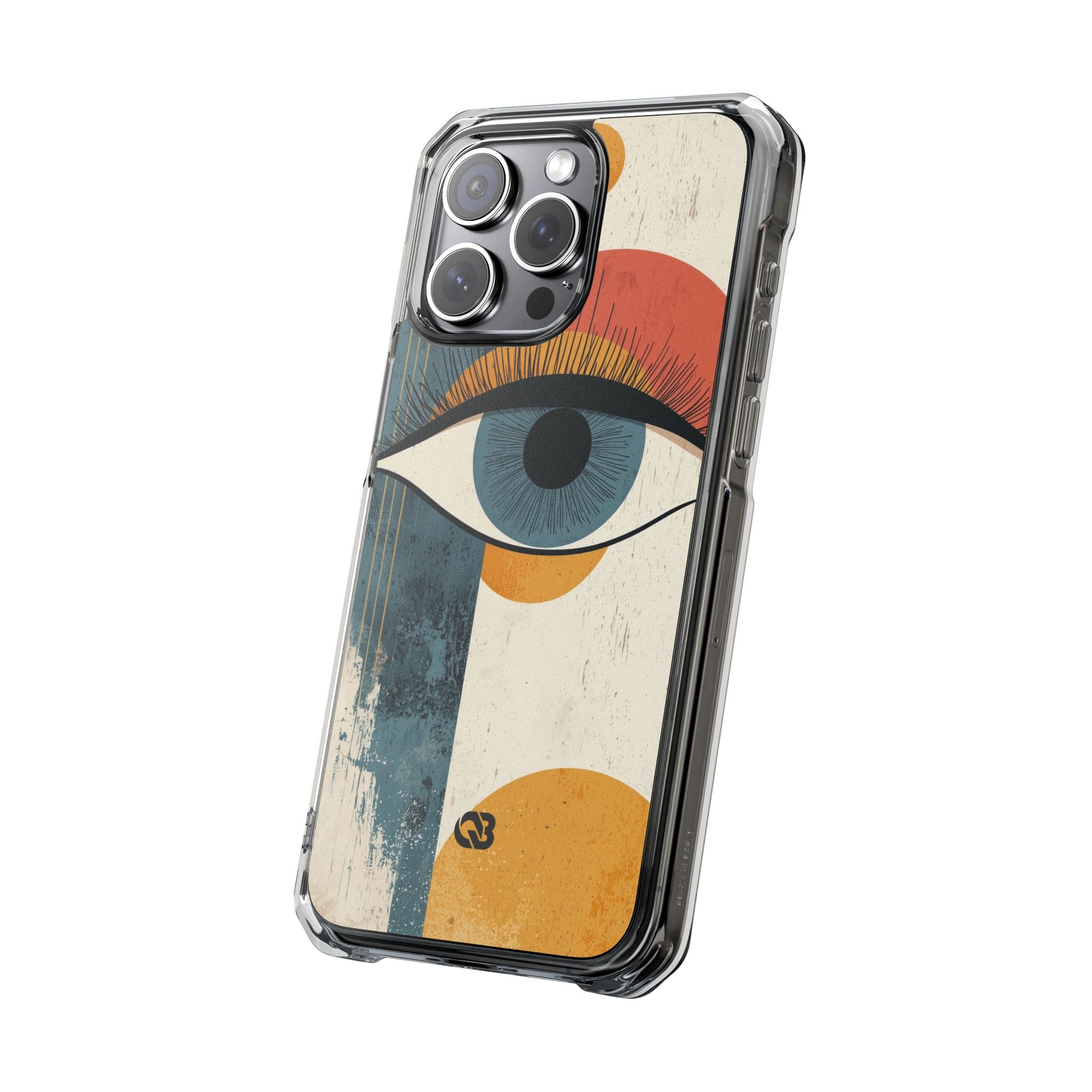 Distressed Azure Ocular · Impact Phone Case for iPhone · Magsafe