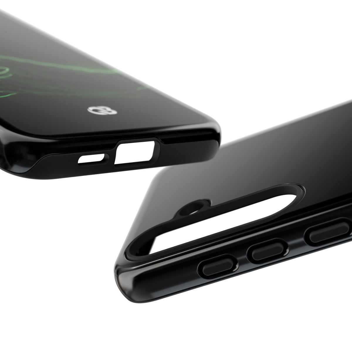 Nordic Mountain Contour · Tough Phone Case for Samsung · Black