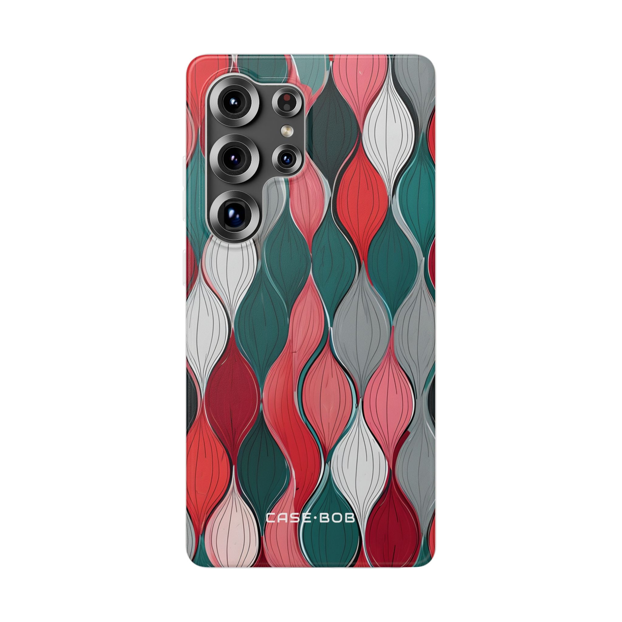 Leaf Cascade Teal Samsung S25 Ultra Case - Soft
