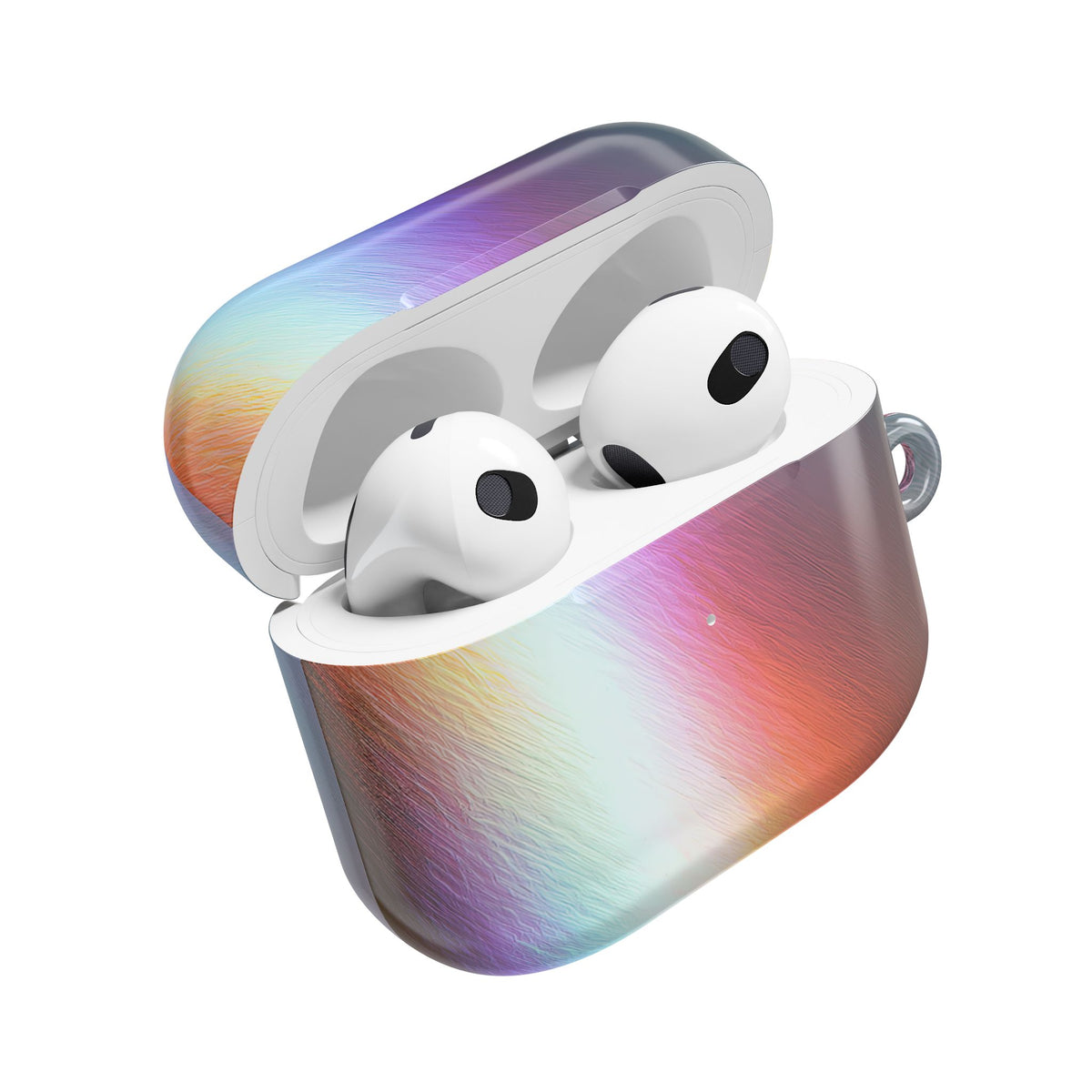 Prismatic Ray · Hard Case for AirPods & AirPods Pro · Blue