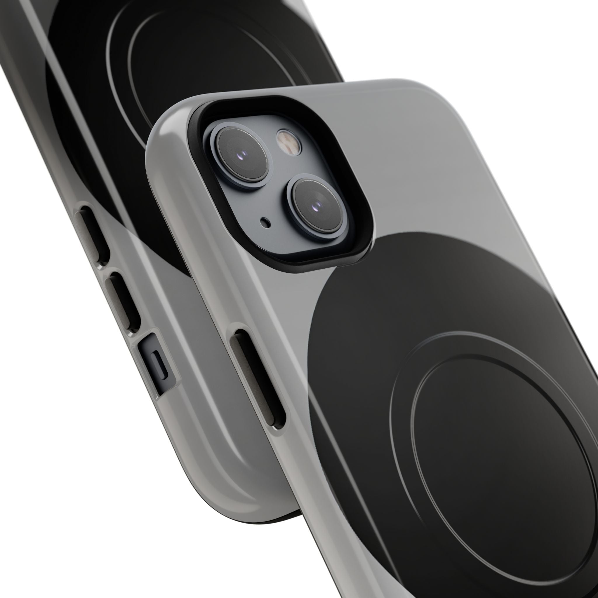 Grey Tough 2.0 Magsafe Phone Case for iPhone - Matte Onyx Sphere