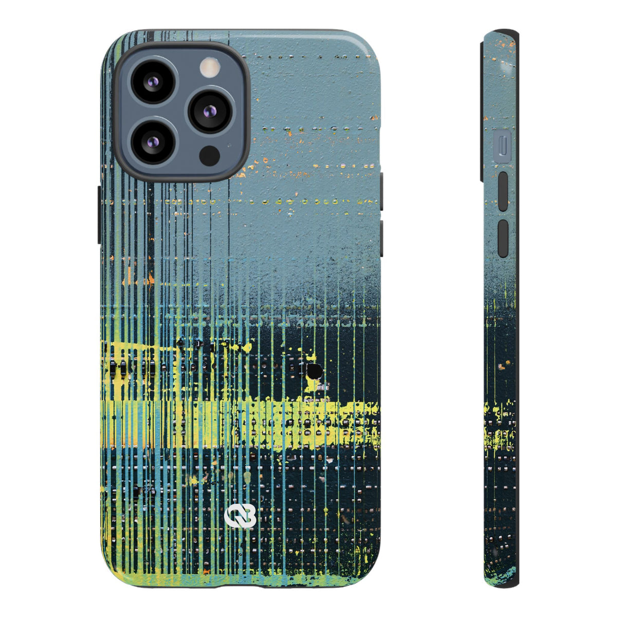 Acid Raster Circuit · Tough Phone Case for iPhone · Teal