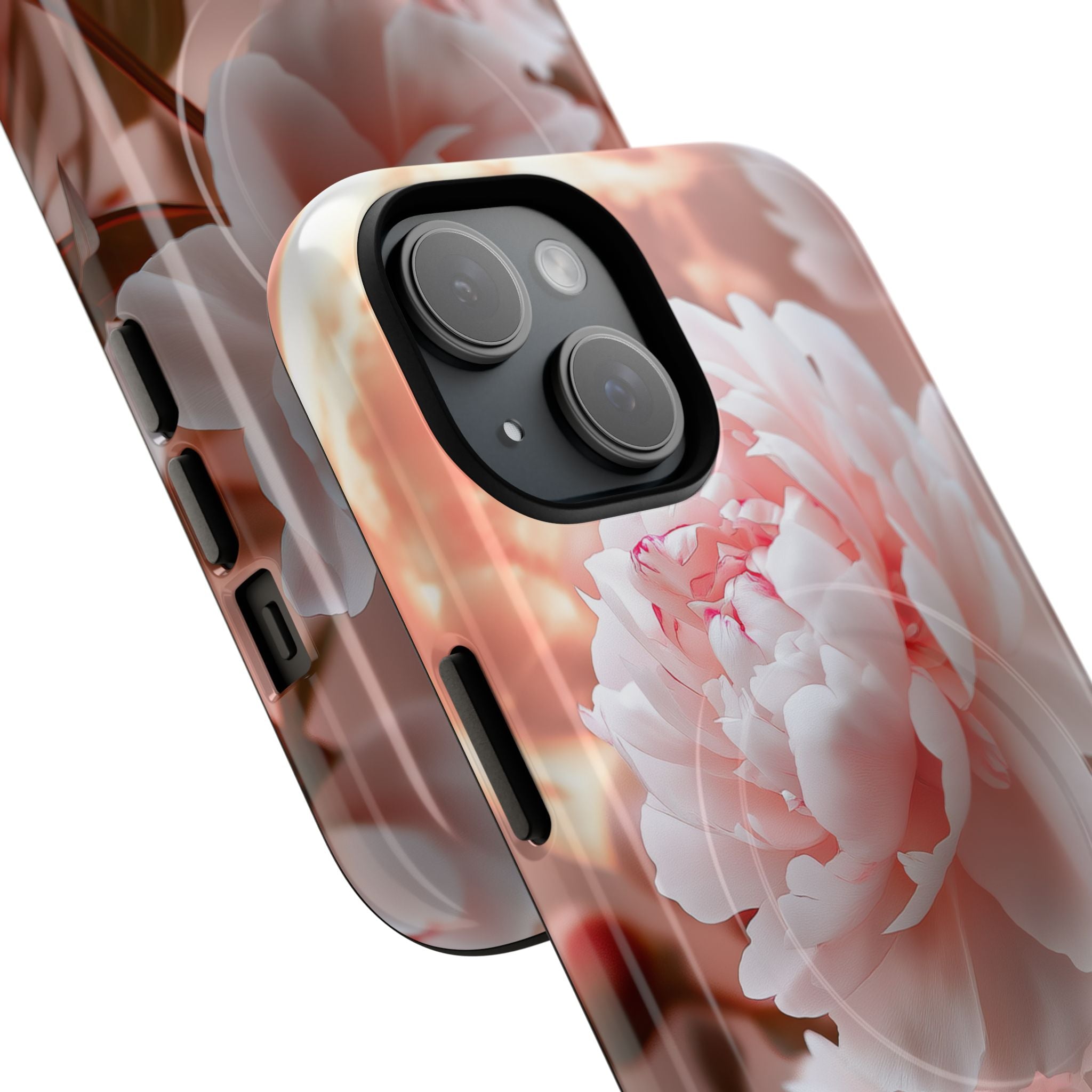 Peony Moonlight iPhone 15 Cover - Tough+