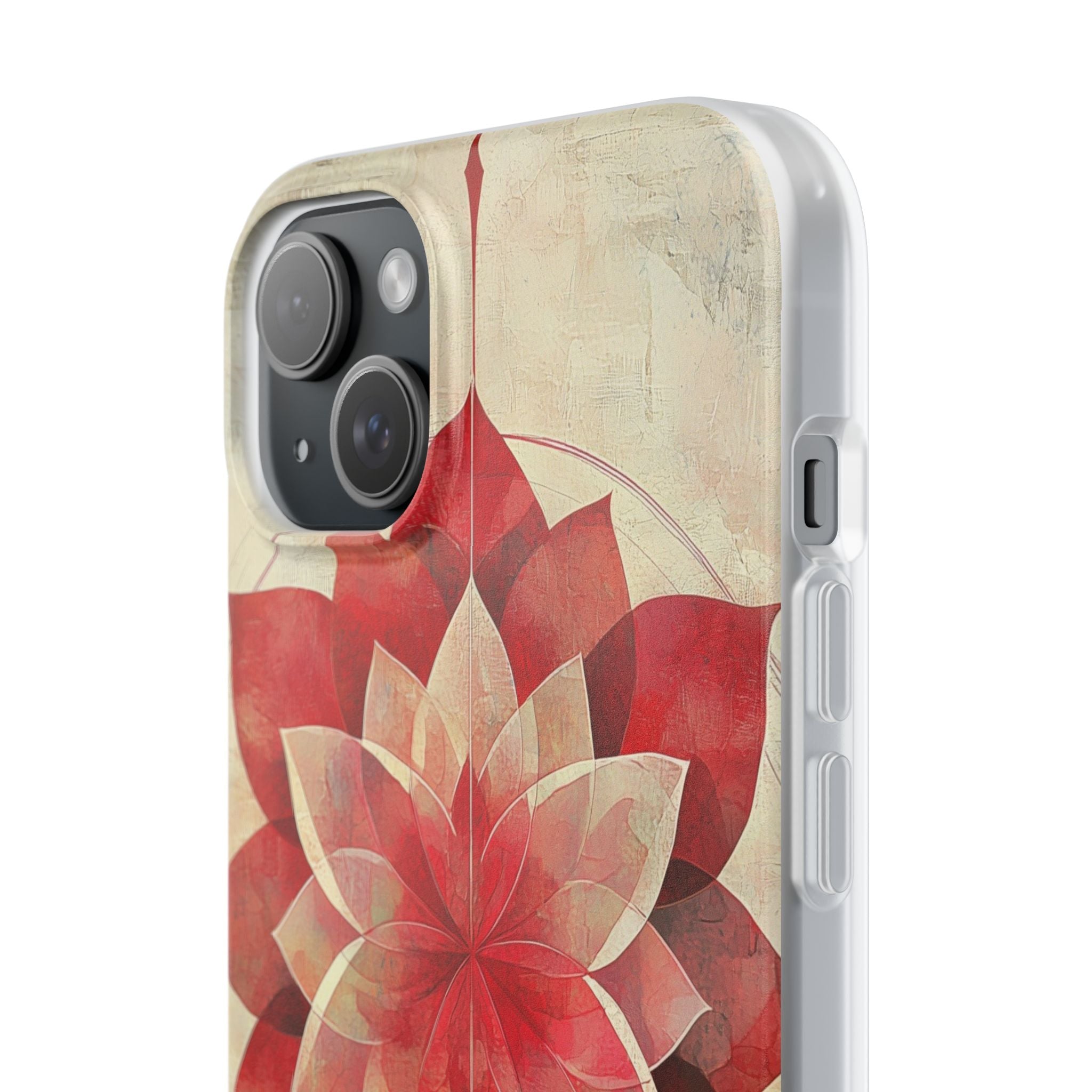 Crimson Petal Peak · Soft Phone Case for iPhone