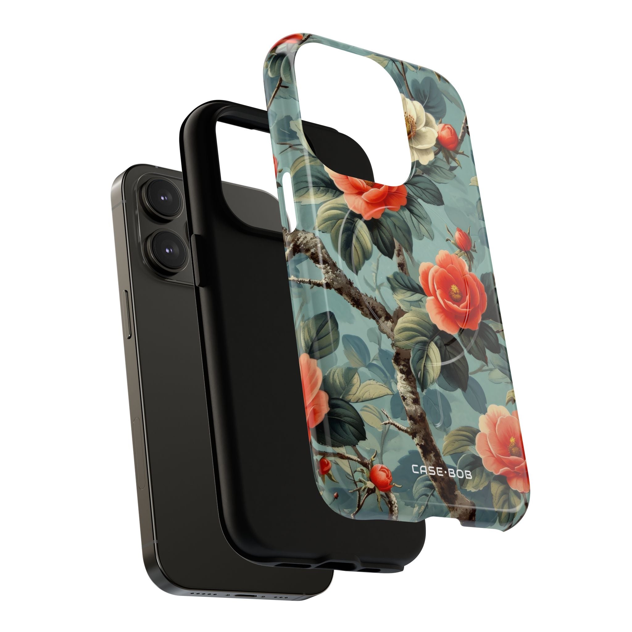 Coral Bloom iPhone 14 Pro Cover - Tough+