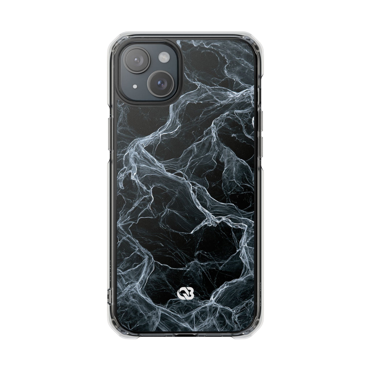 Arctic Gossamer · Clear Impact Magnetic Phone Case for iPhone · Black